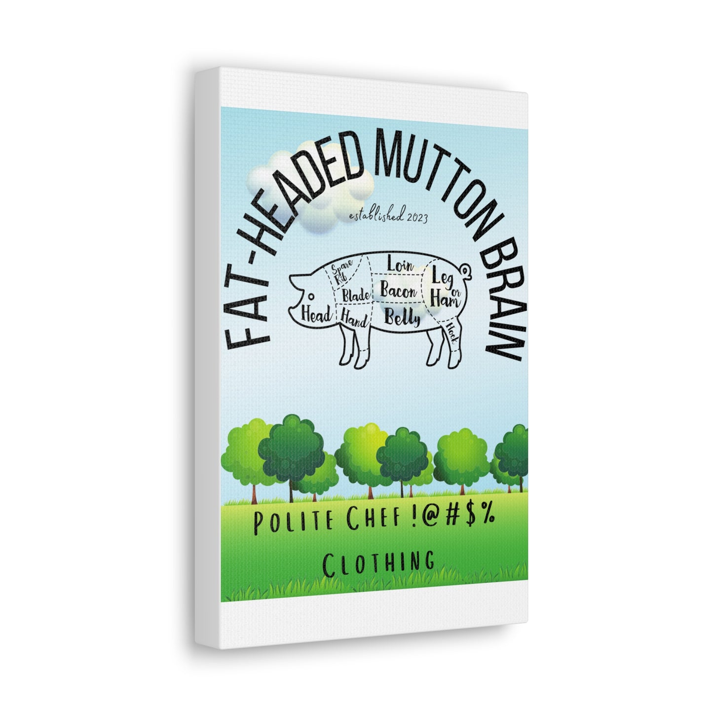 Fat Headed Mutton Classic Canvas