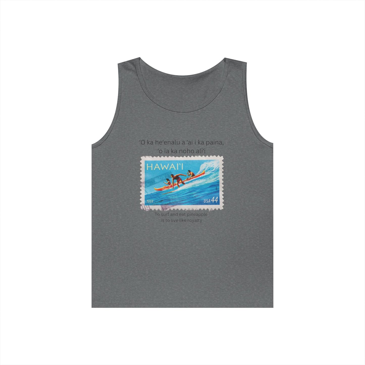 Hawai'i Pineapple Unisex Heavy Cotton Tank Top