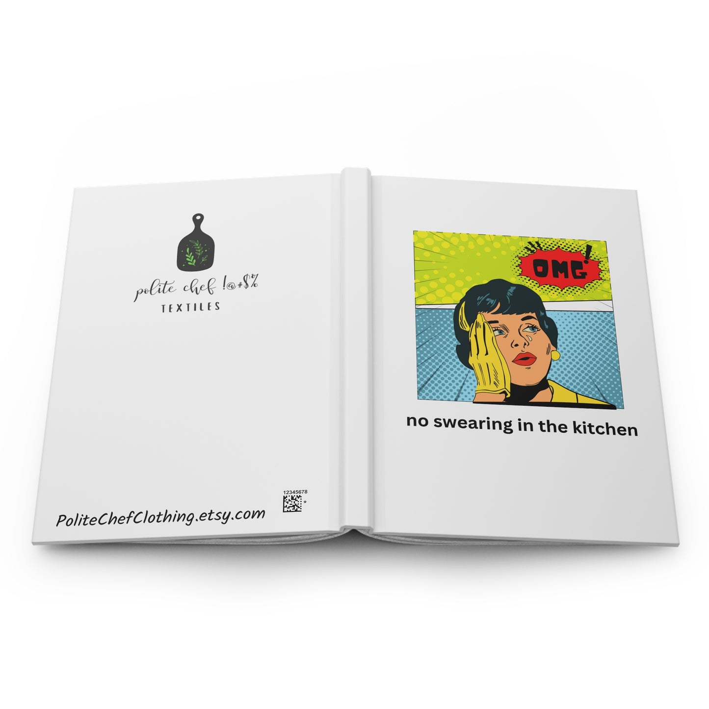 OMG No Swearing Hardcover Journal Matte