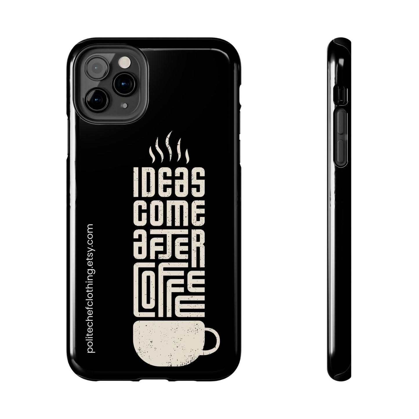 Ideas After Coffee iPhone Hard Case
