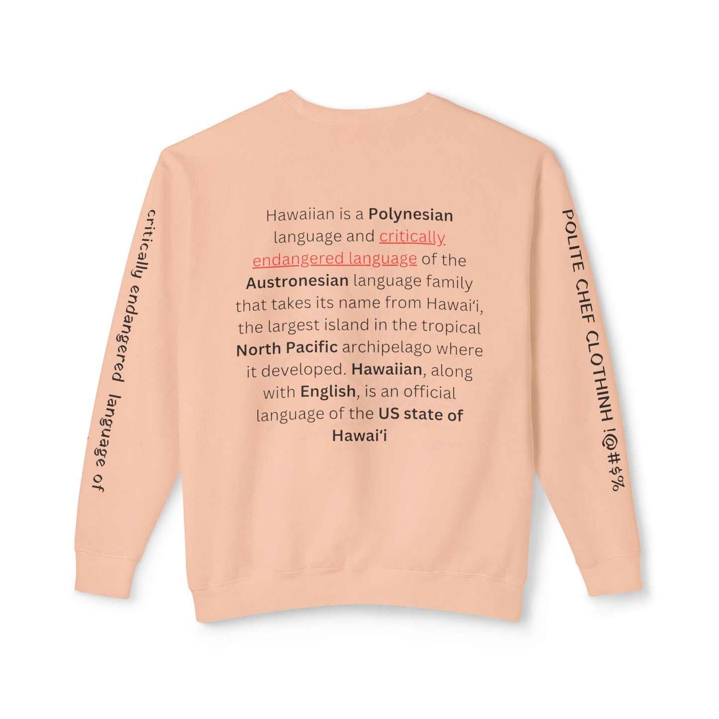 Hawai'i Surf Stamp Unisex Lightweight Crewneck Sweatshirt