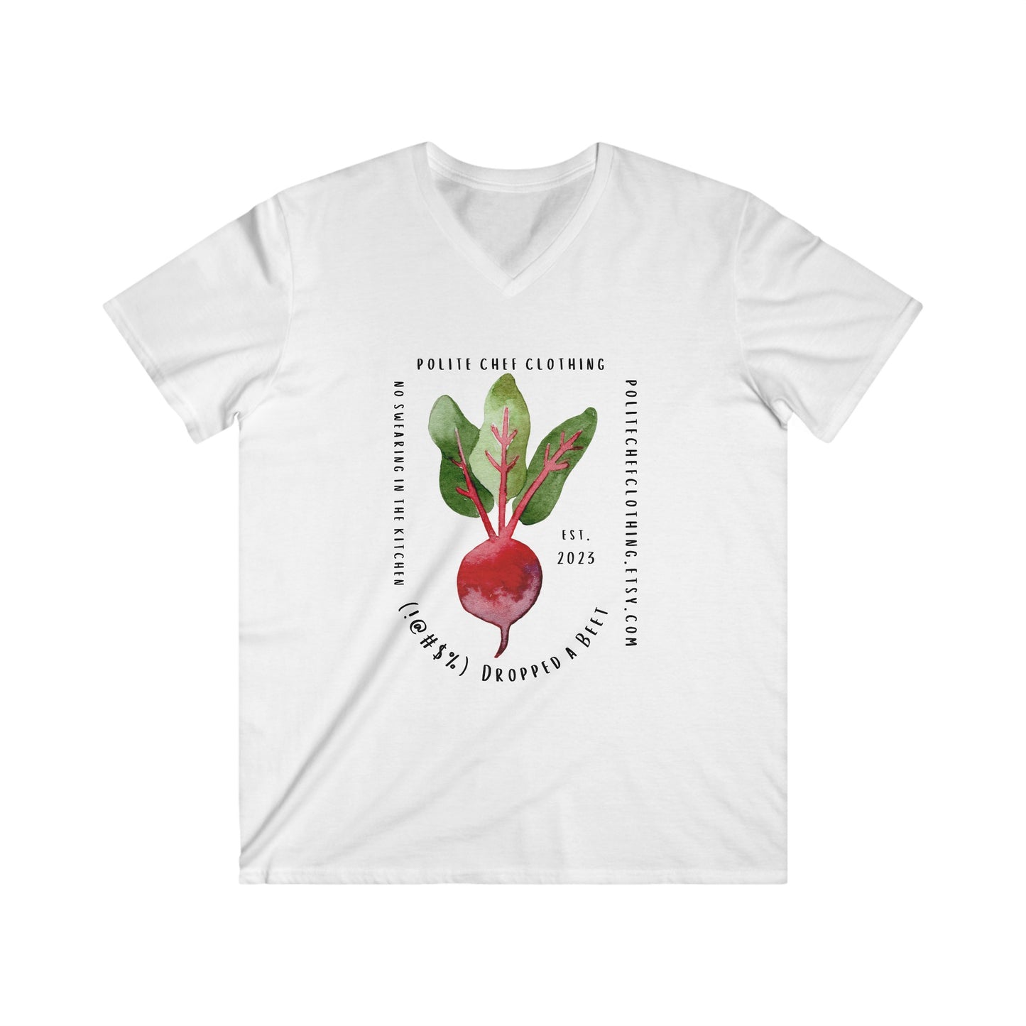 Dropped a Beet V-Neck Tee
