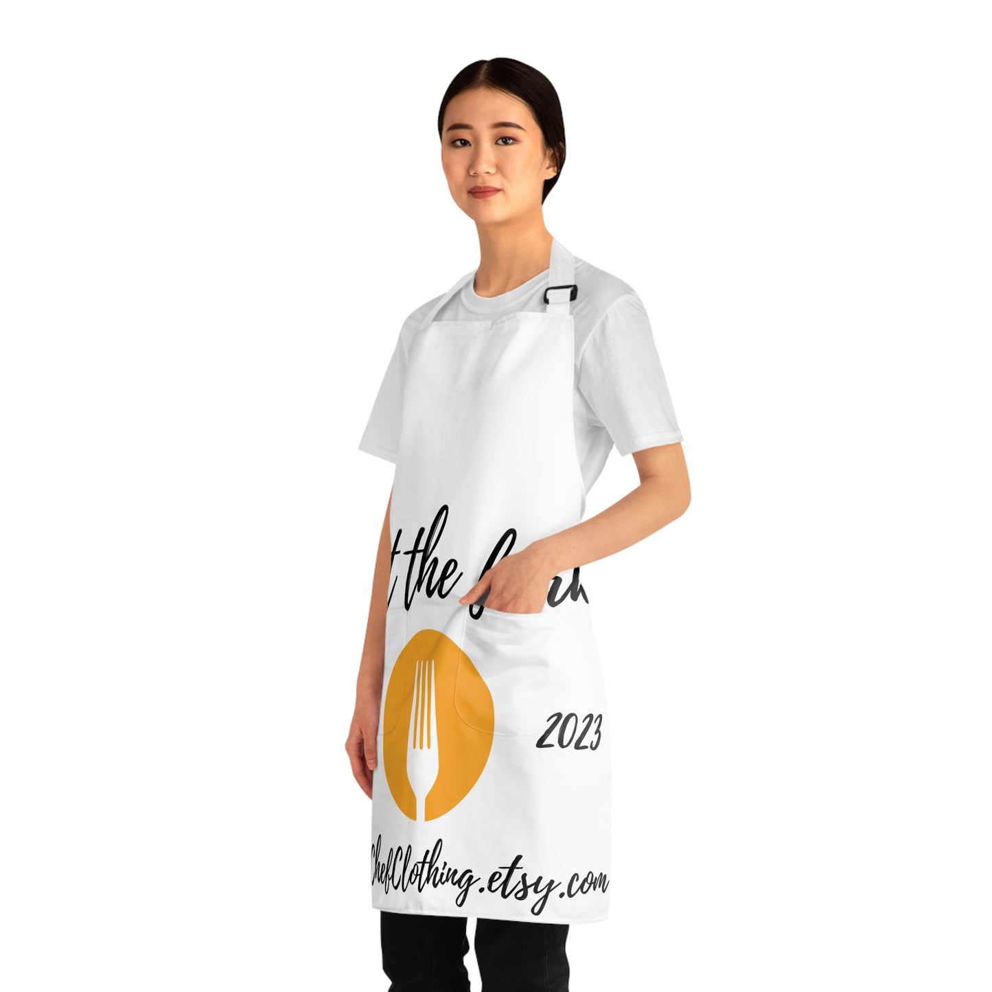 What the Fork? Apron with Pockets (AOP)