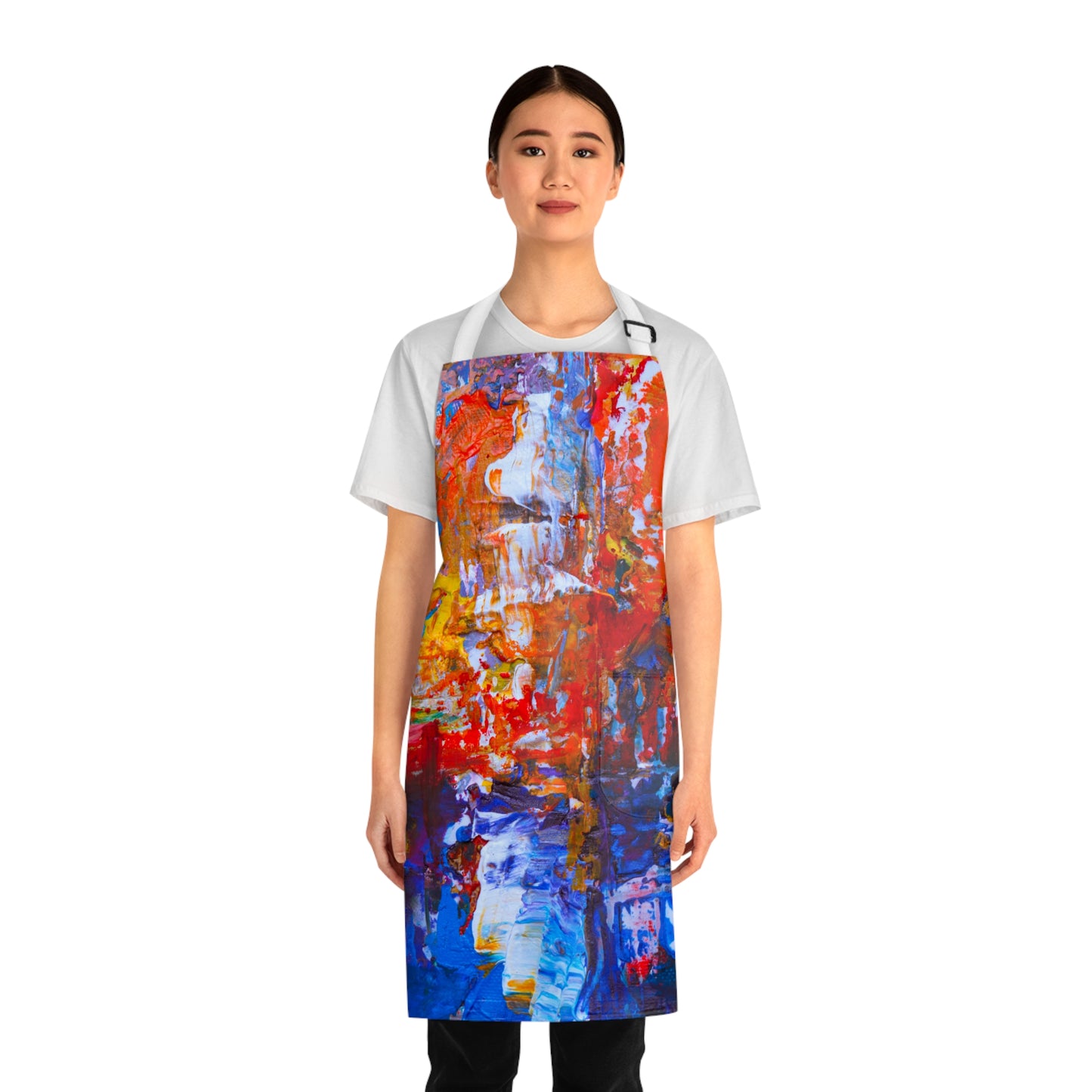 Sky On Fire Apron with Pockets! (AOP)