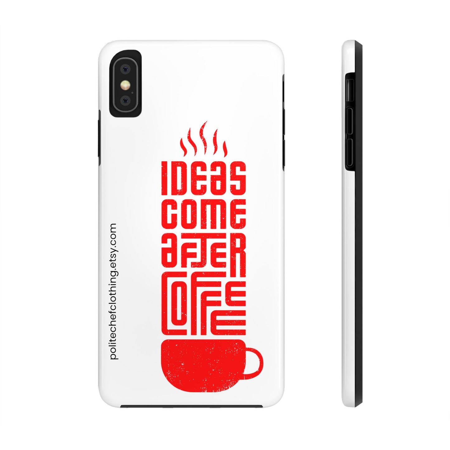Ideas After Coffee iPhone Hard Case