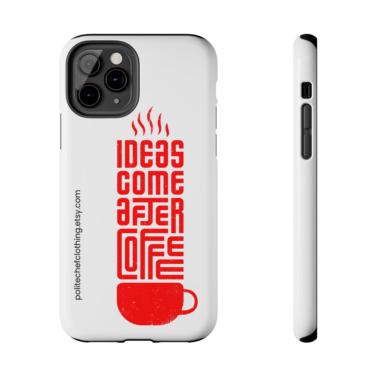 Ideas After Coffee iPhone Hard Case