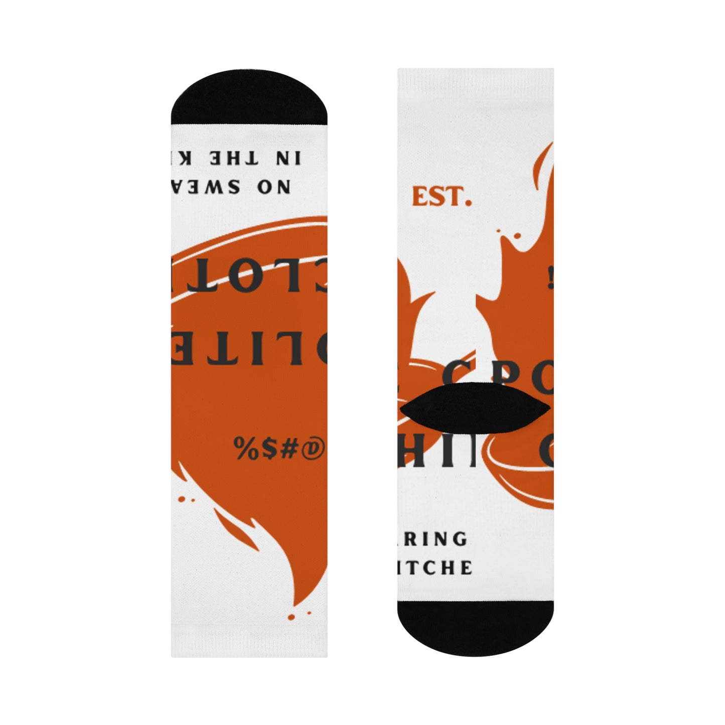 Polite Chef Cushioned Crew Socks