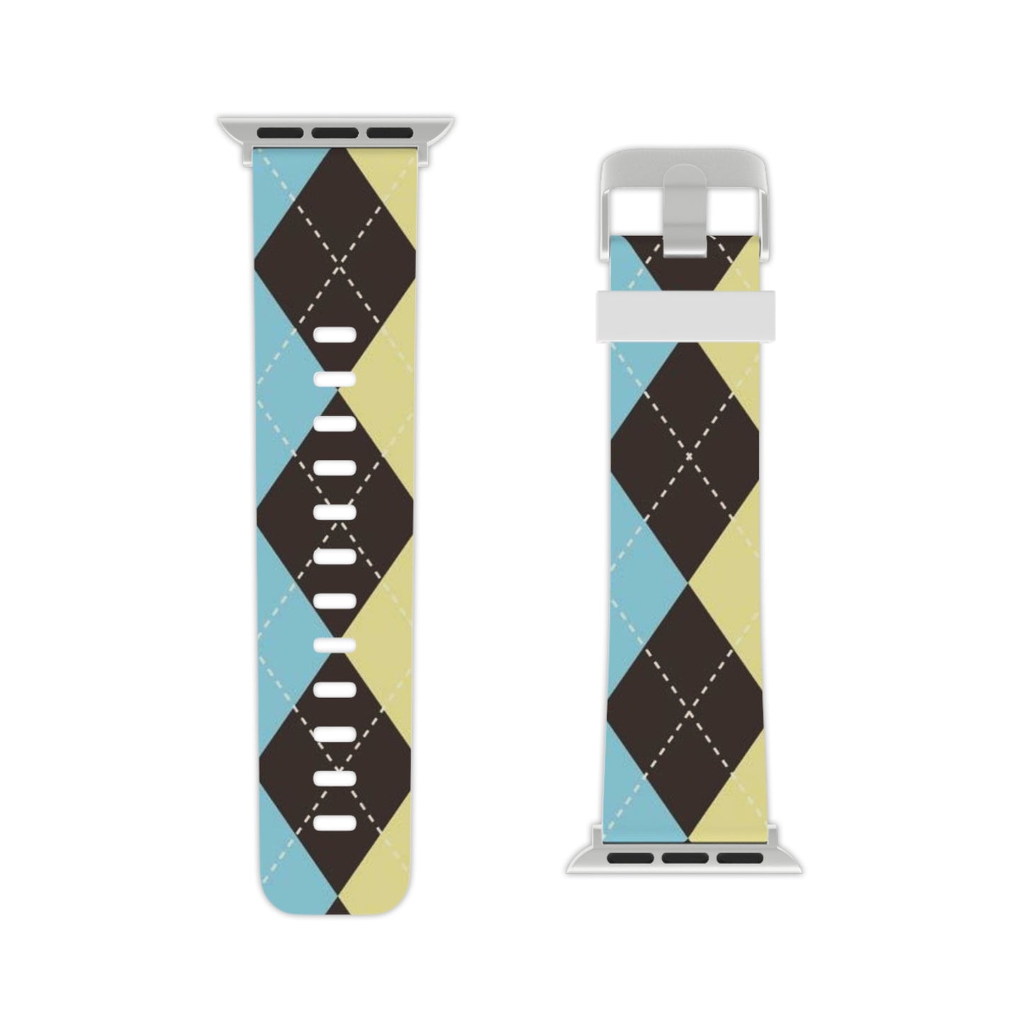 Large Argyle Watch Band for Apple Watch