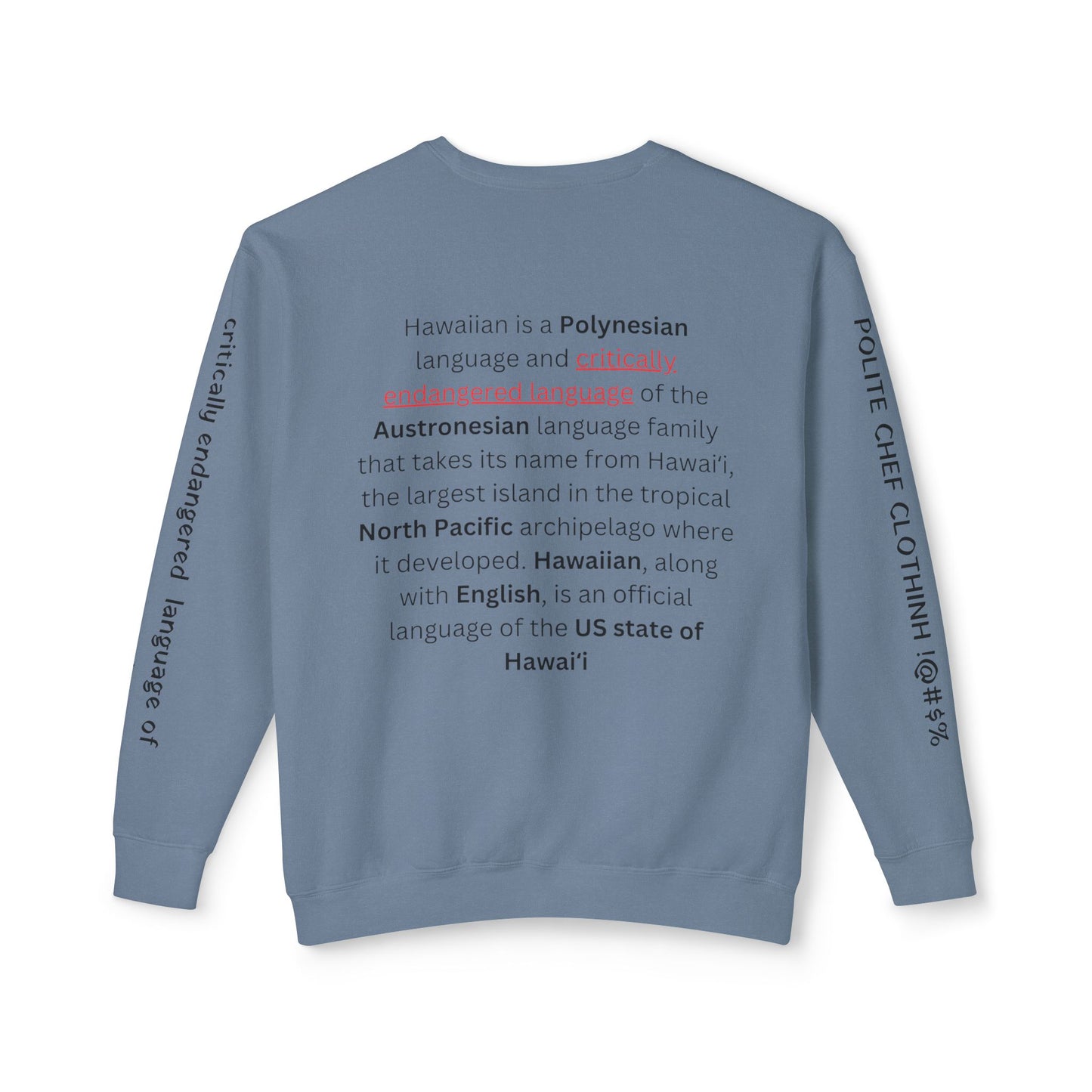 Hawai'i Surf Stamp Unisex Lightweight Crewneck Sweatshirt