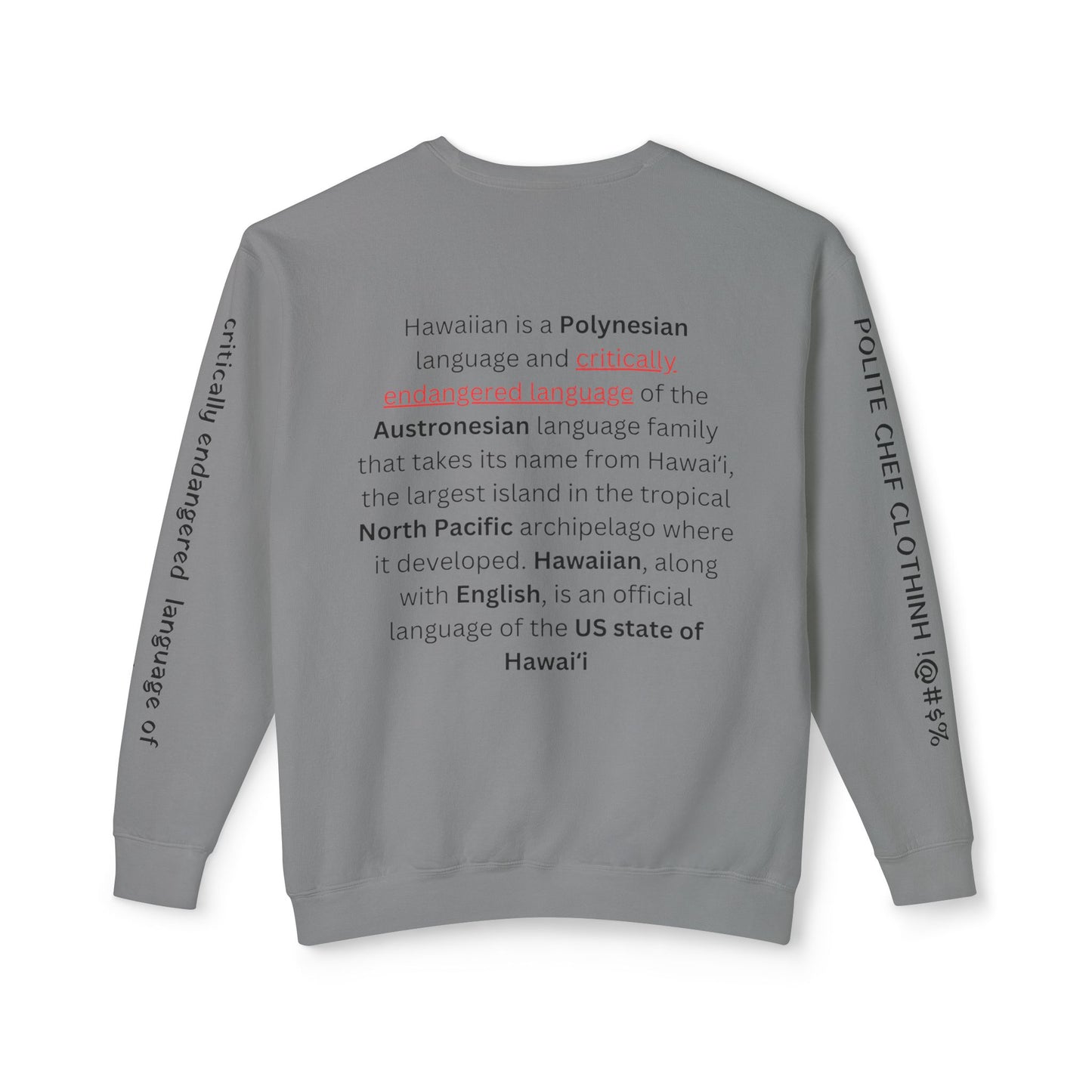 Hawai'i Surf Stamp Unisex Lightweight Crewneck Sweatshirt