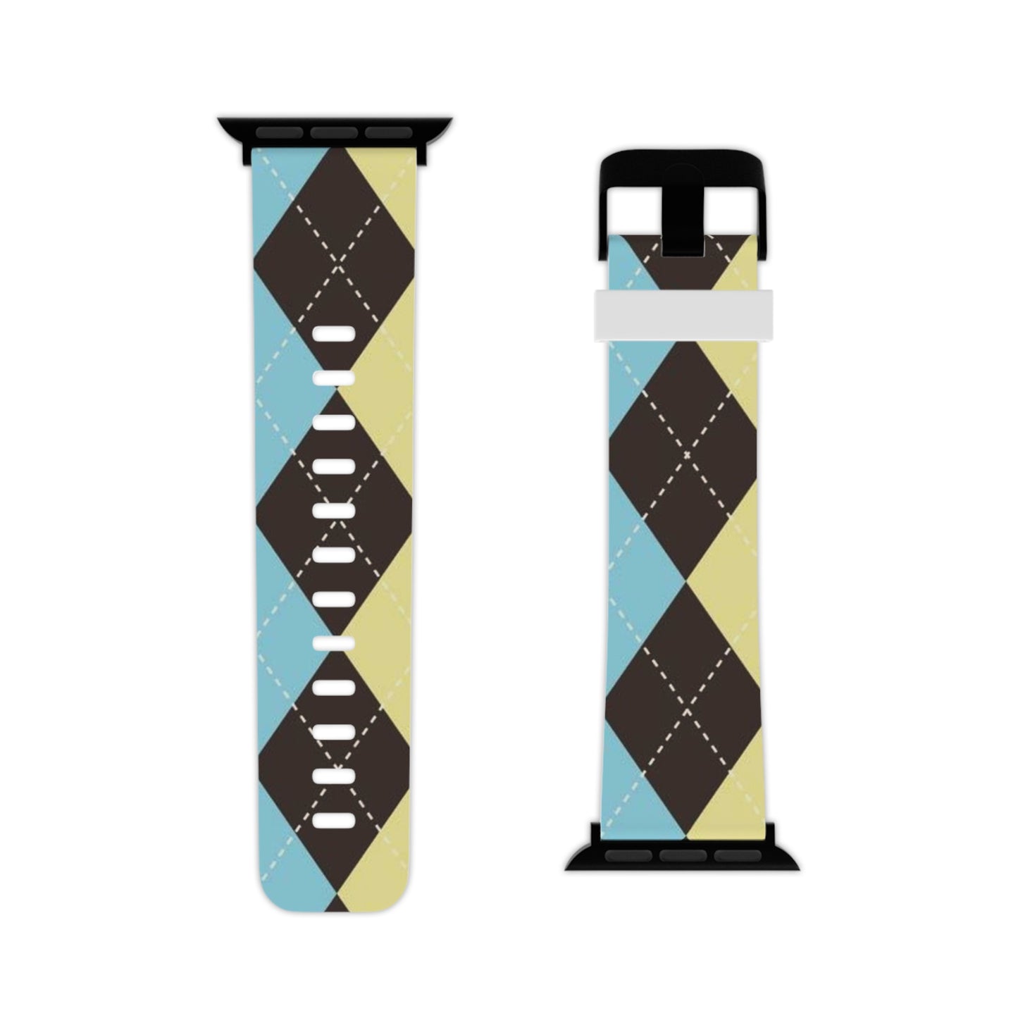 Large Argyle Watch Band for Apple Watch