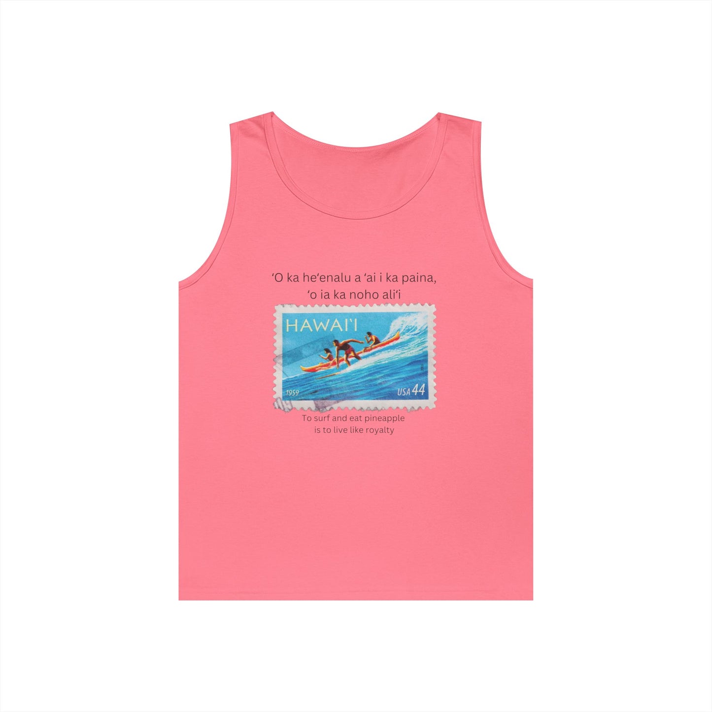 Hawai'i Pineapple Unisex Heavy Cotton Tank Top