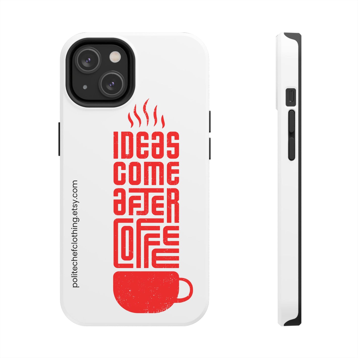 Ideas After Coffee iPhone Hard Case