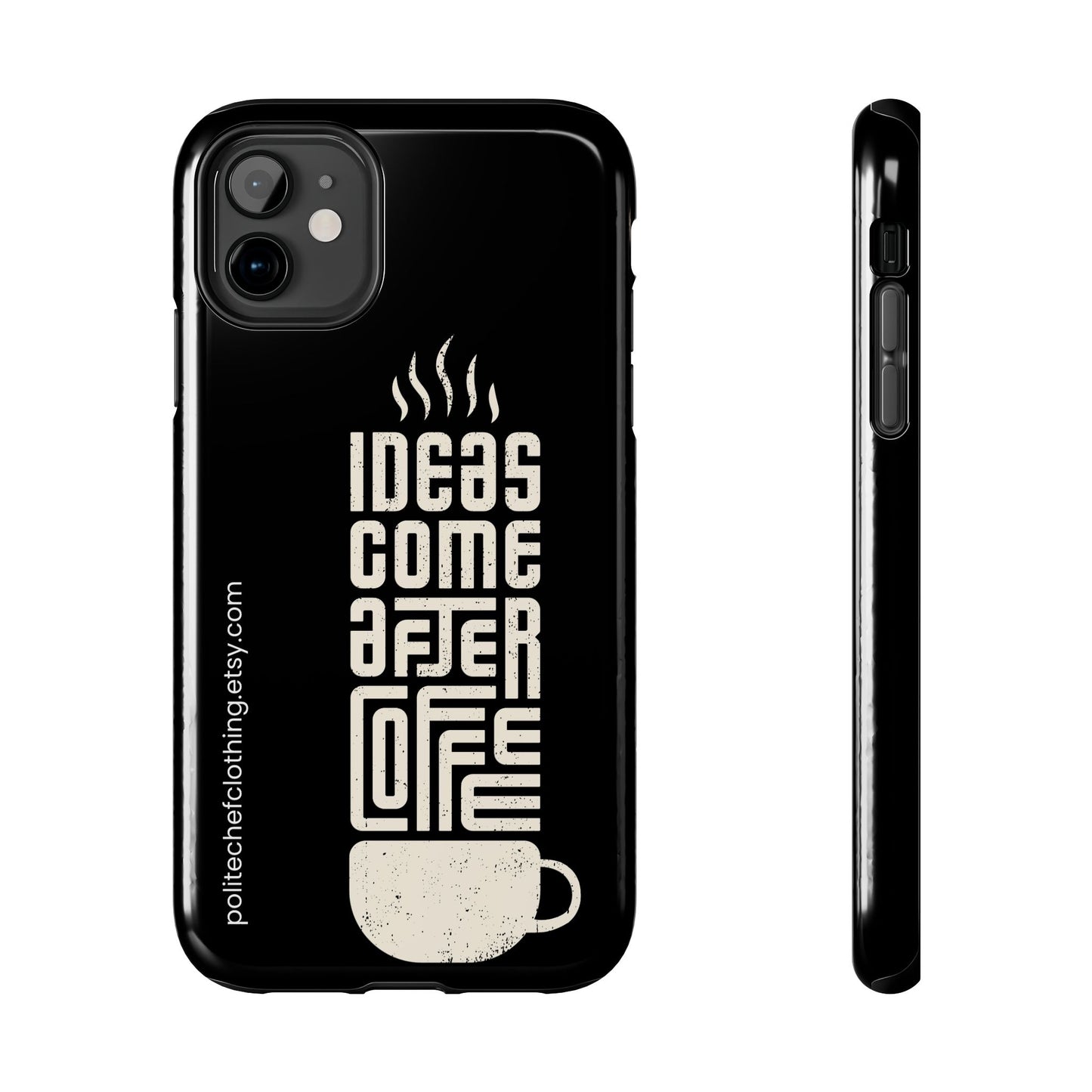 Ideas After Coffee iPhone Hard Case