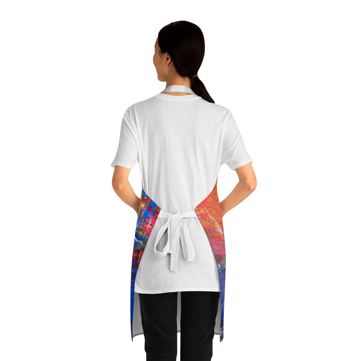 Sky On Fire Apron with Pockets! (AOP)