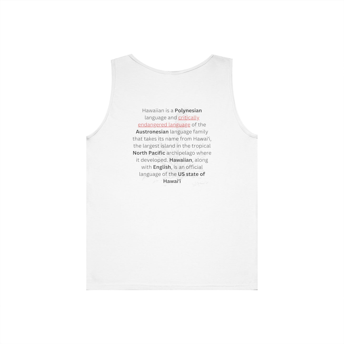 Hawai'i Pineapple Unisex Heavy Cotton Tank Top