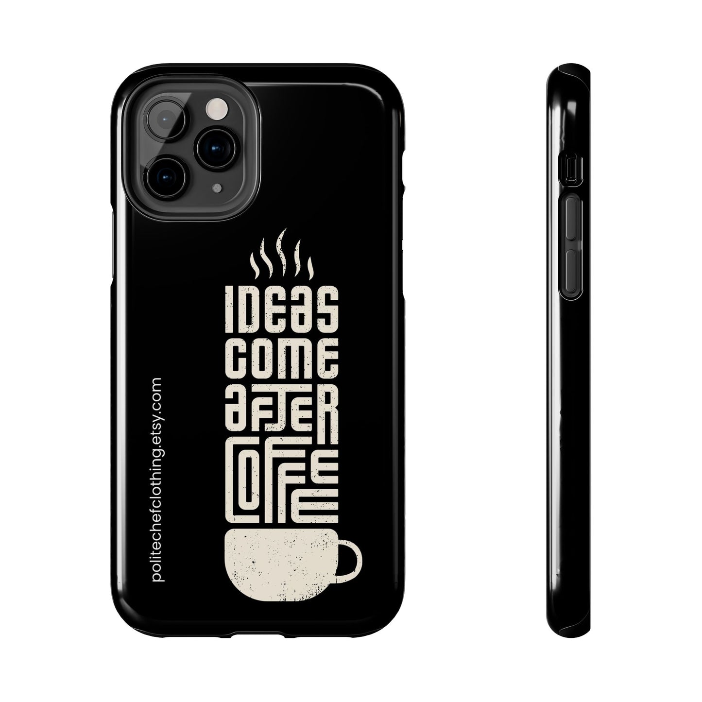 Ideas After Coffee iPhone Hard Case