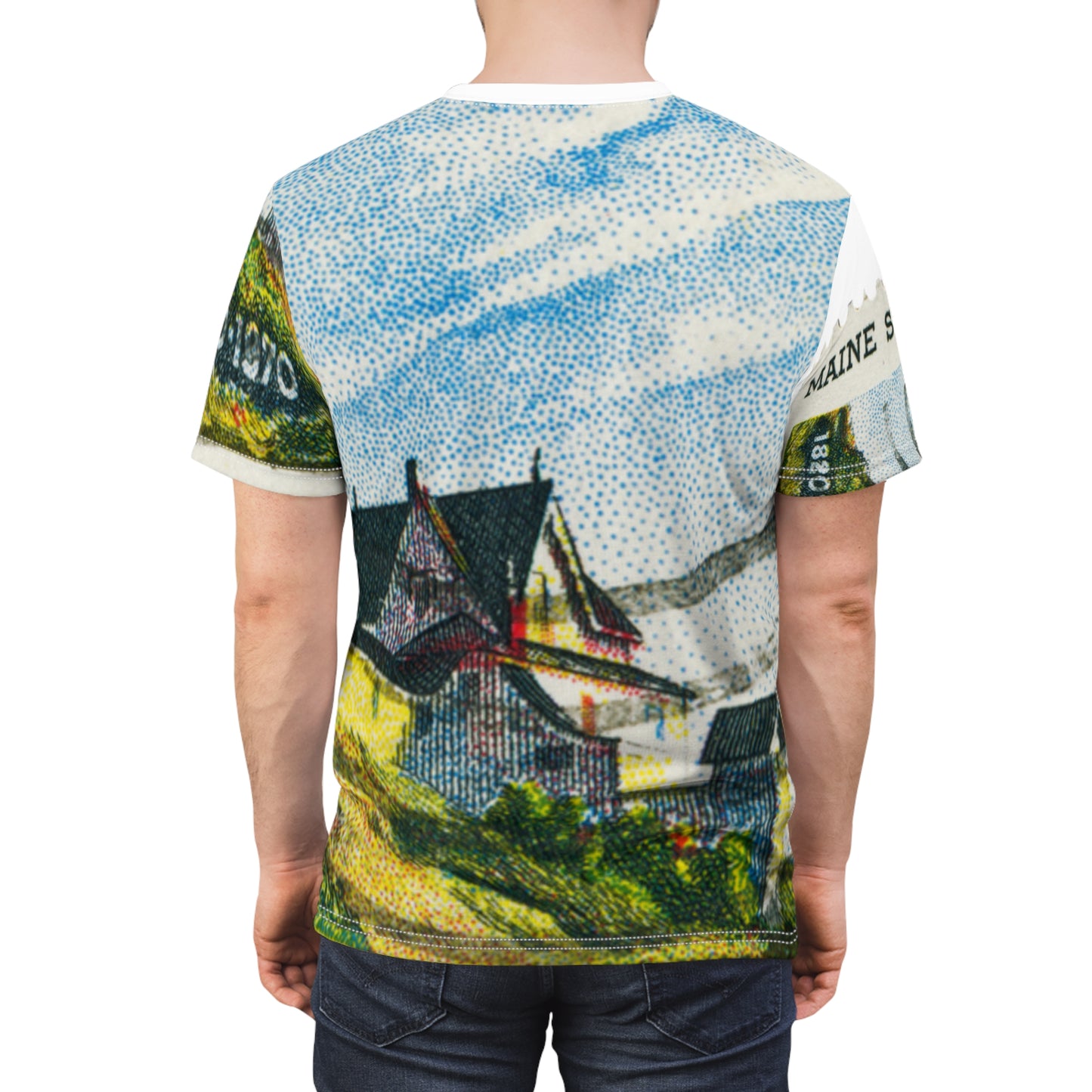 Go Sea Maine Unisex Cut & Sew Tee (AOP)