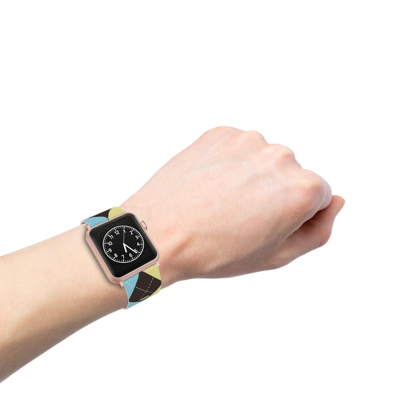 Large Argyle Watch Band for Apple Watch