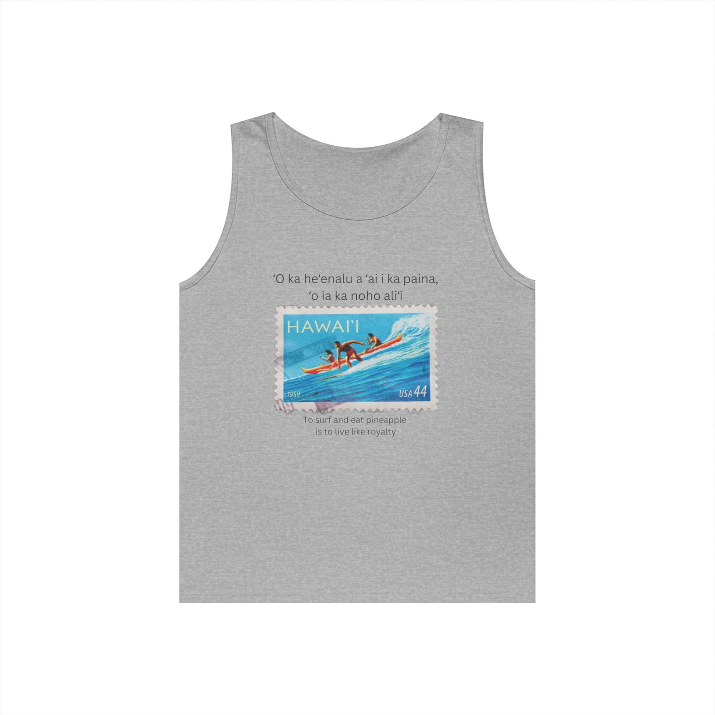 Hawai'i Pineapple Unisex Heavy Cotton Tank Top