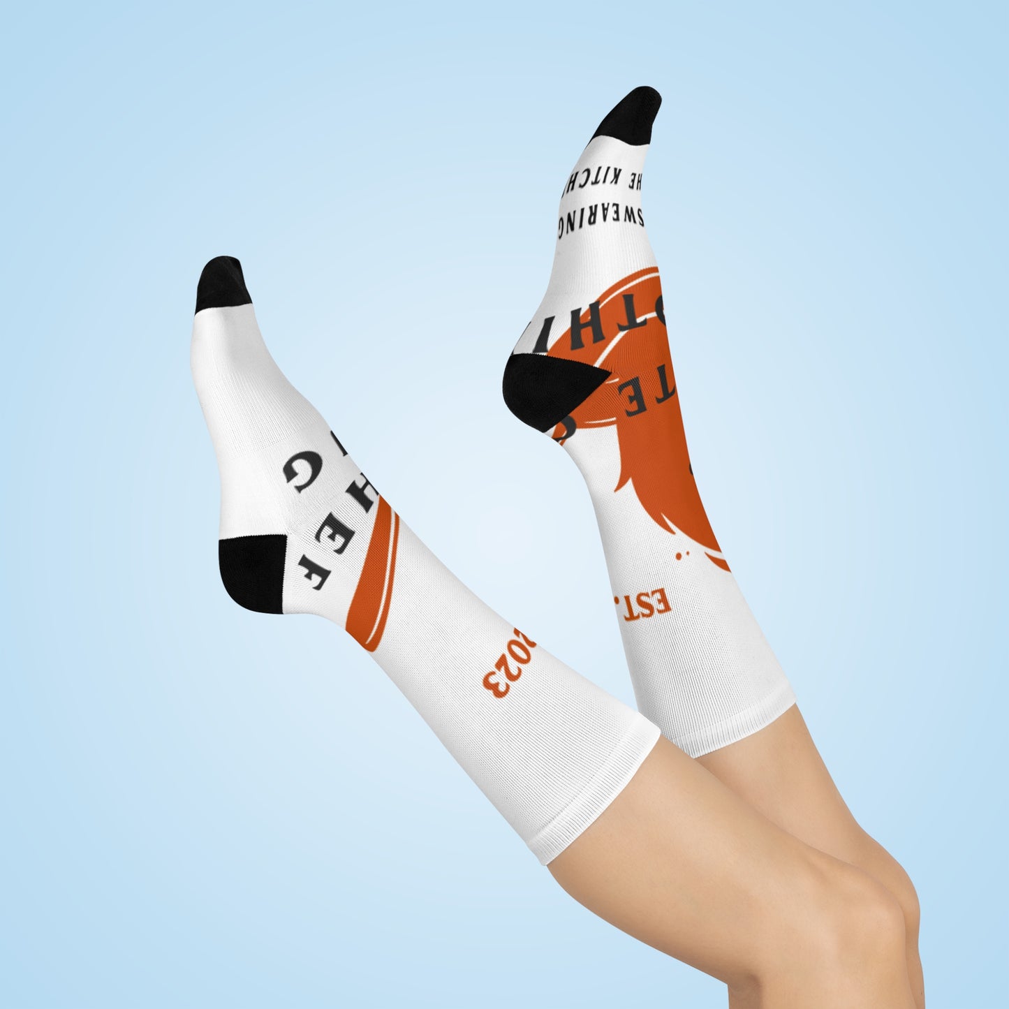 Polite Chef Cushioned Crew Socks