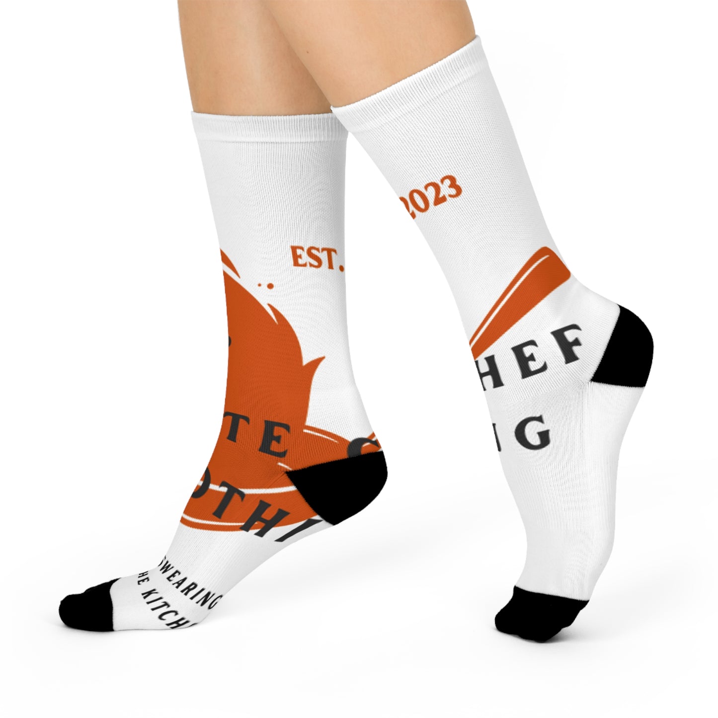 Polite Chef Cushioned Crew Socks
