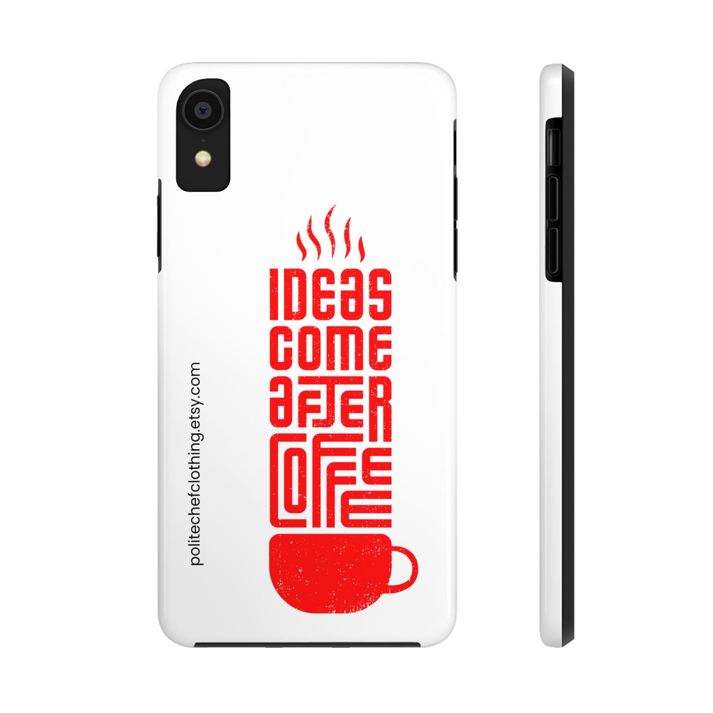 Ideas After Coffee iPhone Hard Case