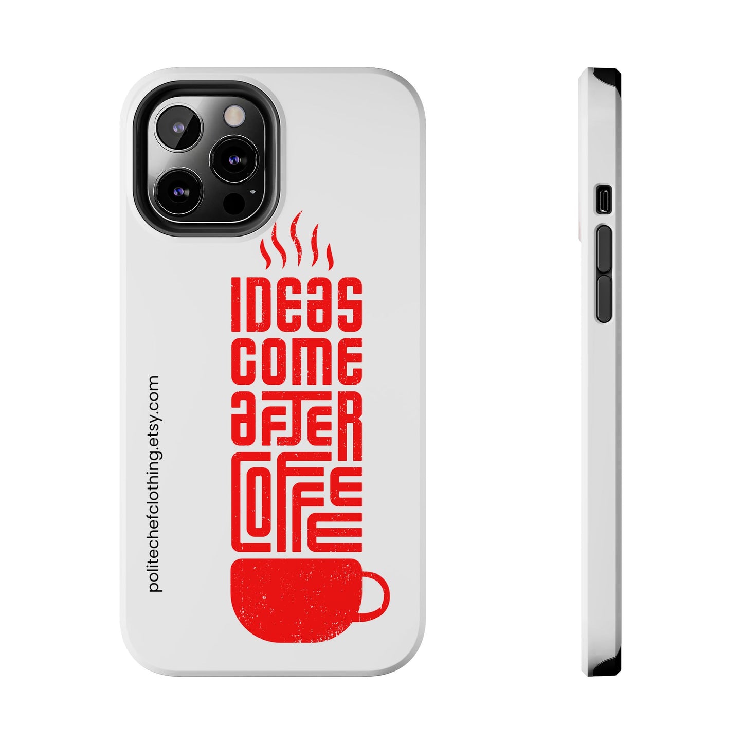 Ideas After Coffee iPhone Hard Case