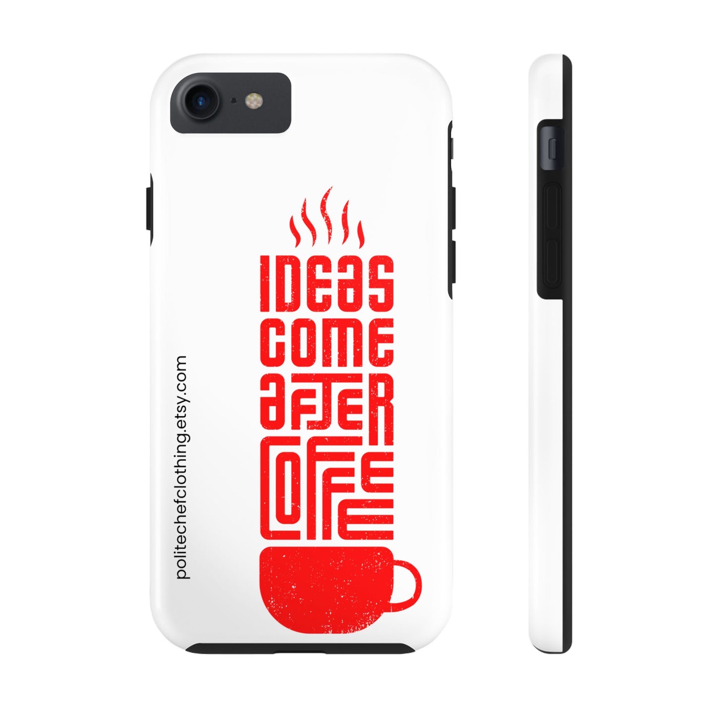 Ideas After Coffee iPhone Hard Case