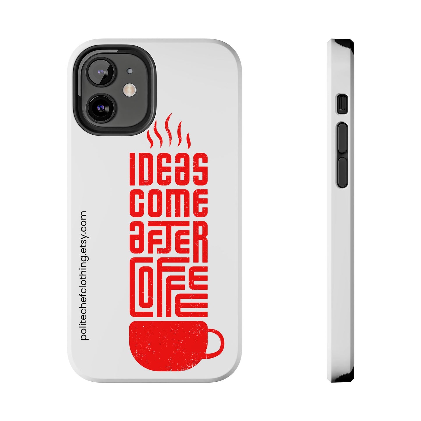 Ideas After Coffee iPhone Hard Case