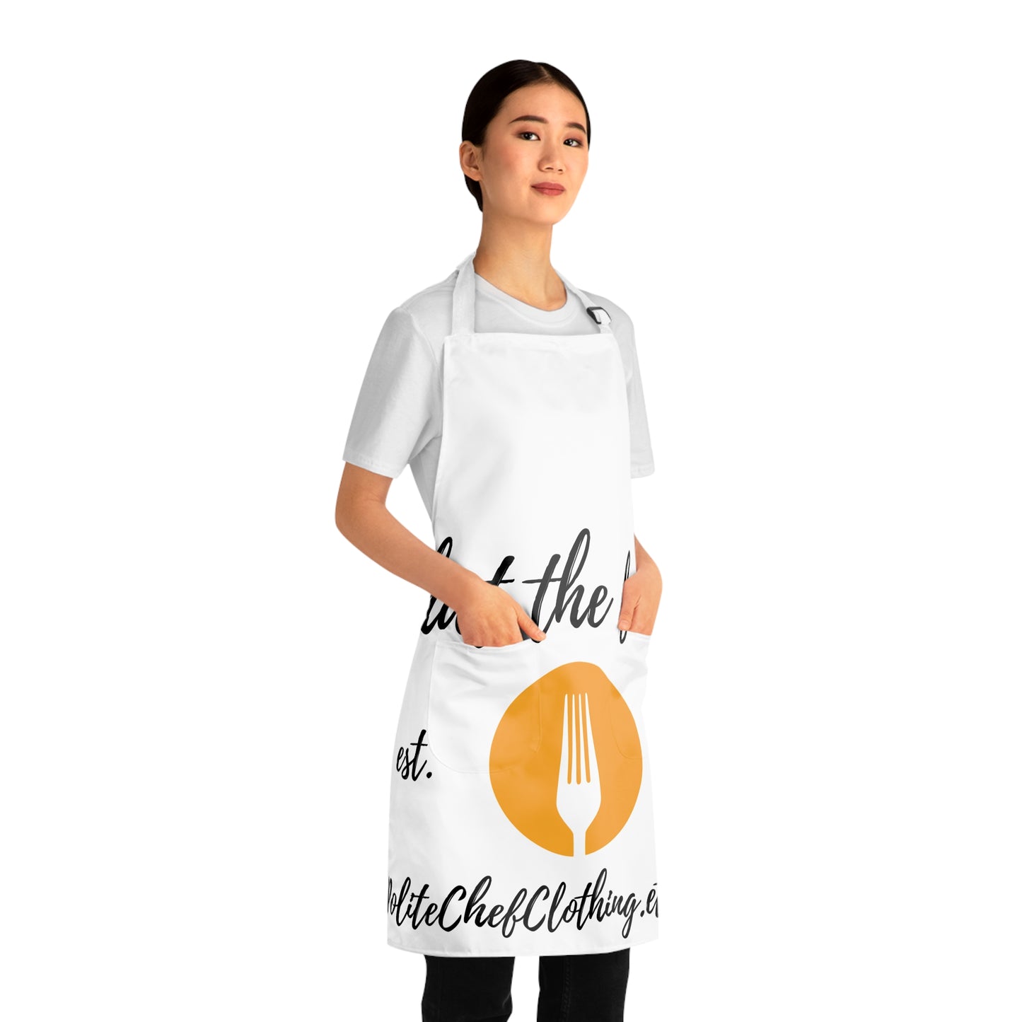 What the Fork? Apron with Pockets (AOP)