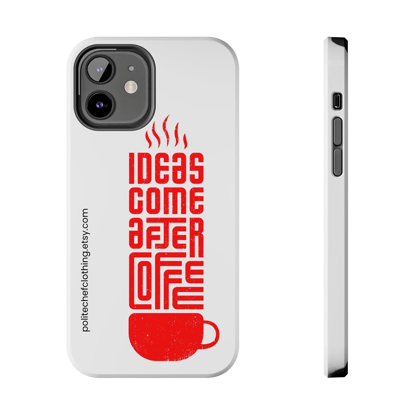 Ideas After Coffee iPhone Hard Case