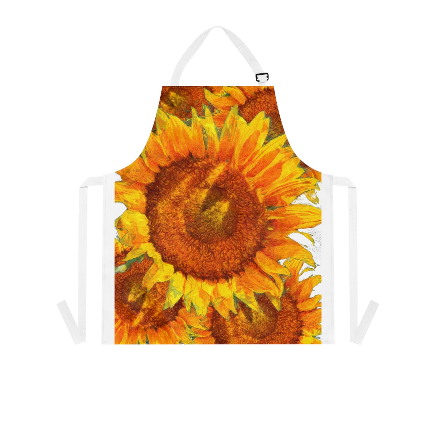 Van Gogh Sunflower Apron with Pockets! (AOP)