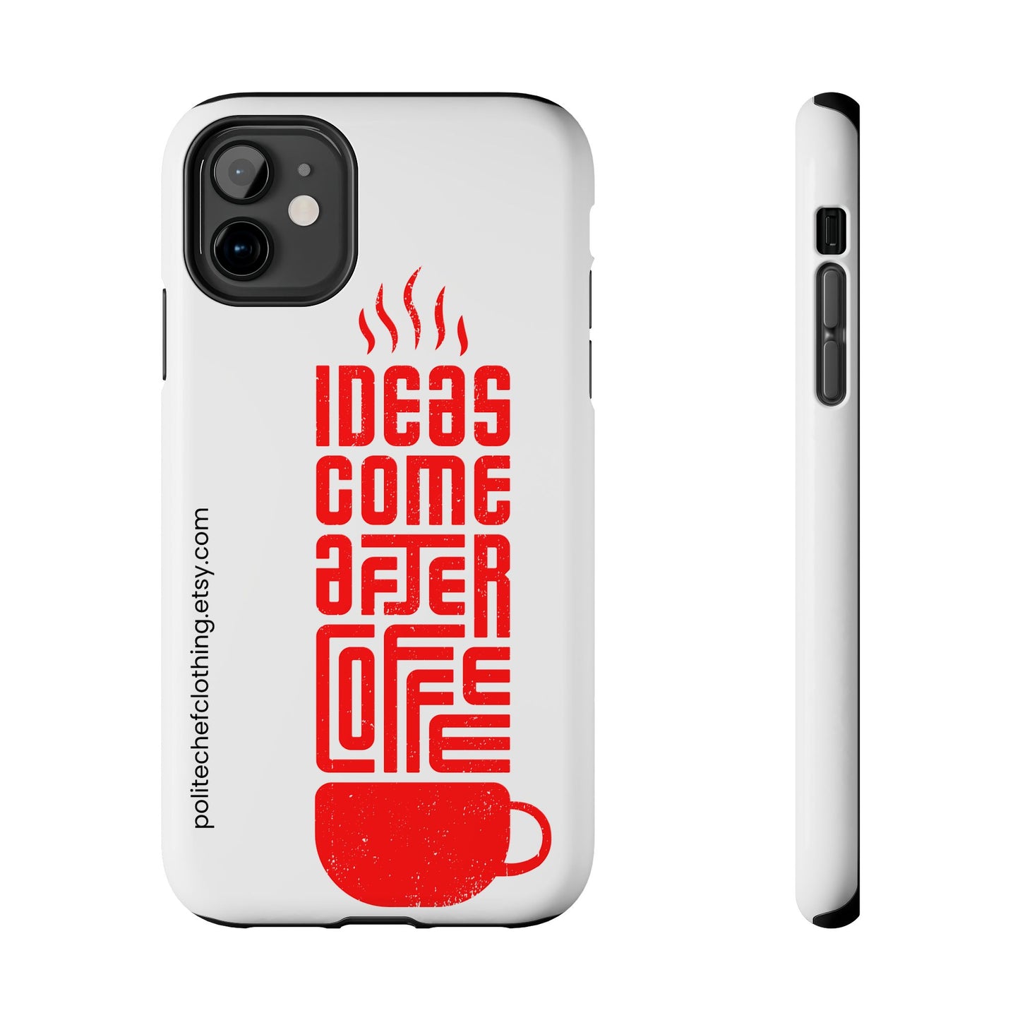 Ideas After Coffee iPhone Hard Case