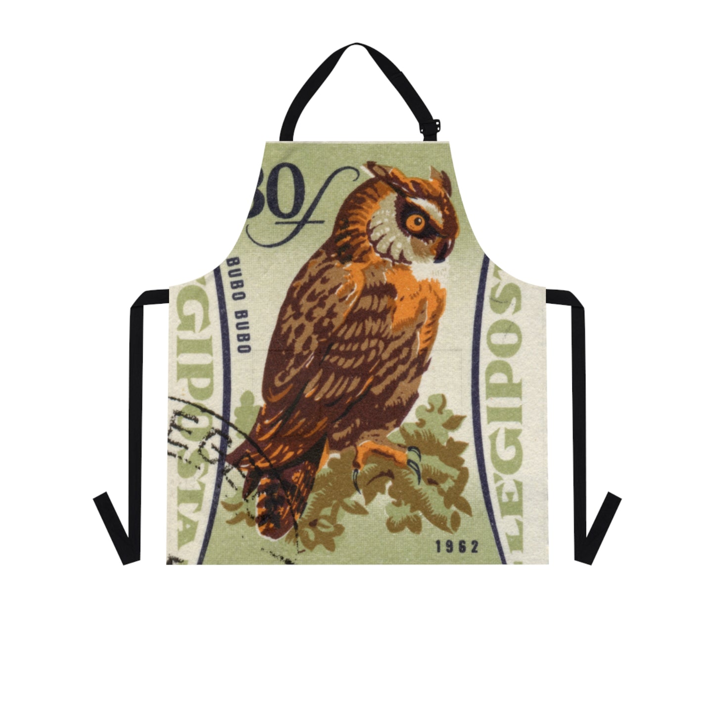 Owl Apron with Pockets! (AOP)