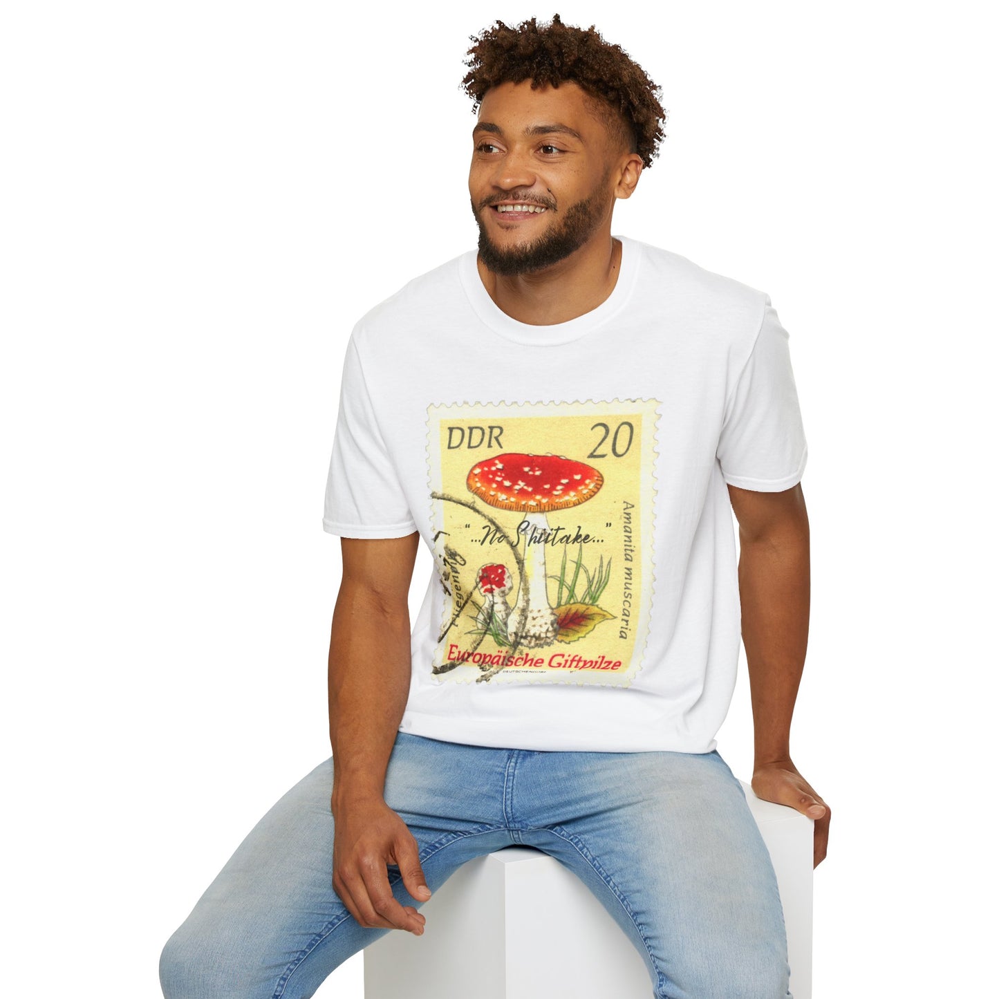 No Shiitake Vintage-Style Unisex Softstyle T-Shirt