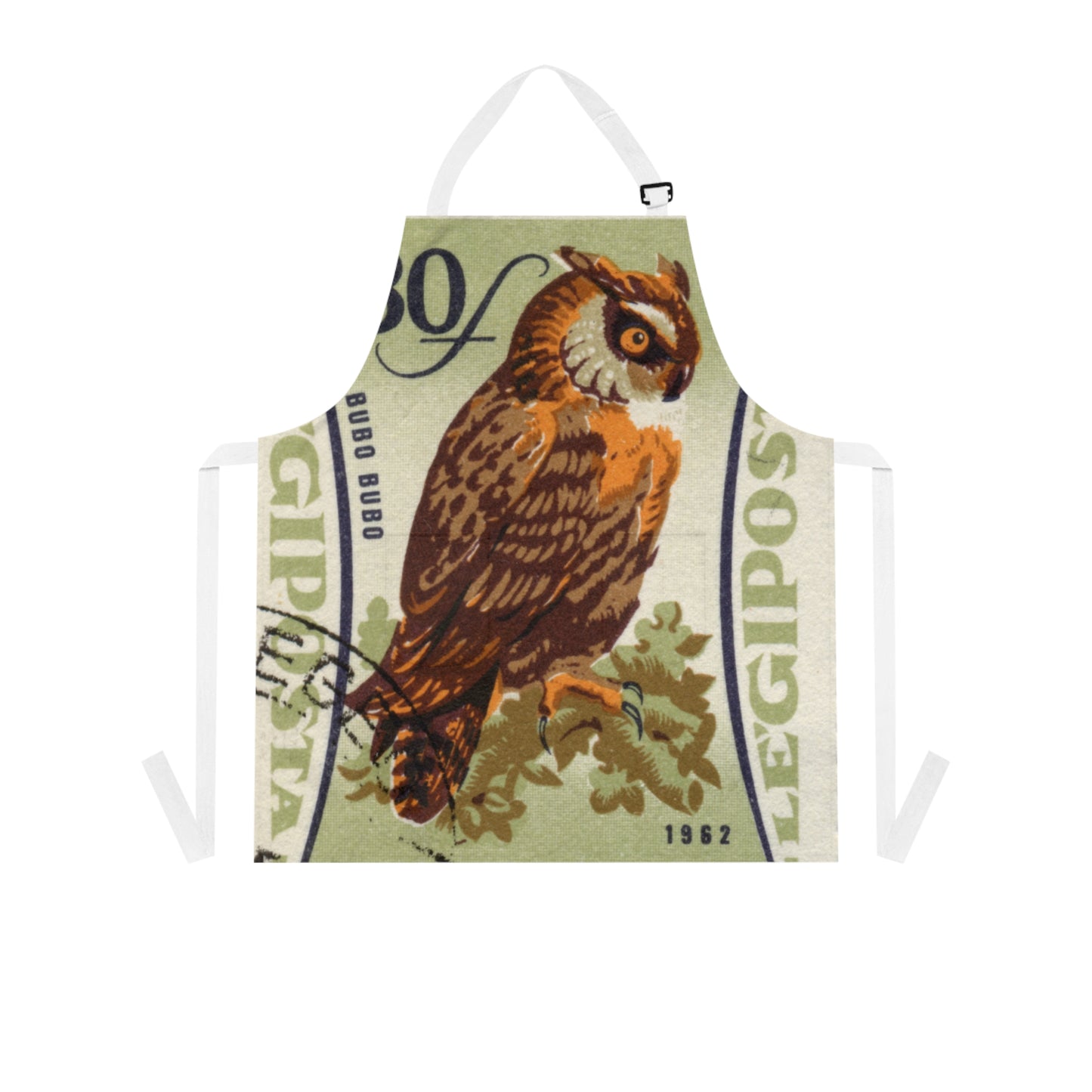 Owl Apron with Pockets! (AOP)