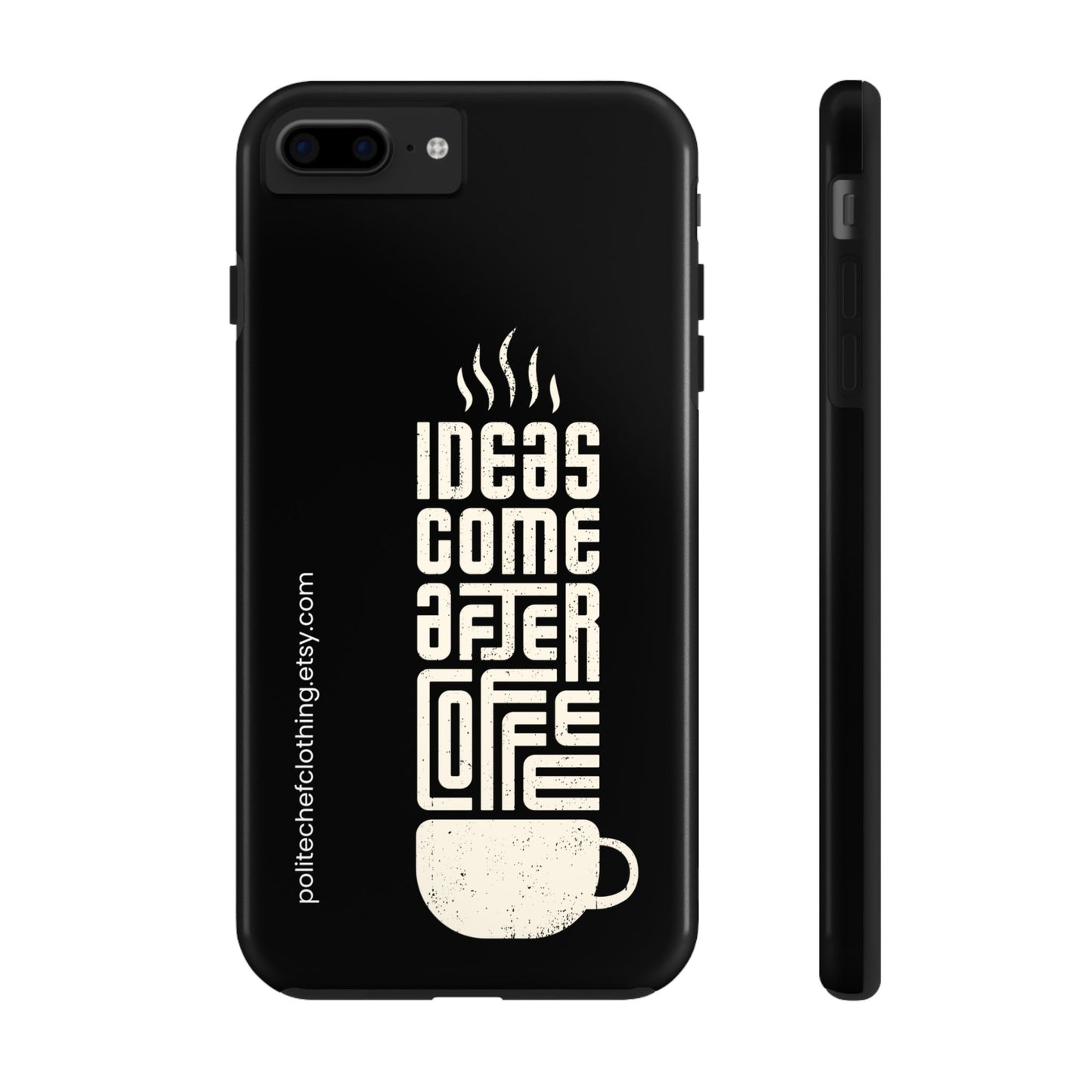 Ideas After Coffee iPhone Hard Case