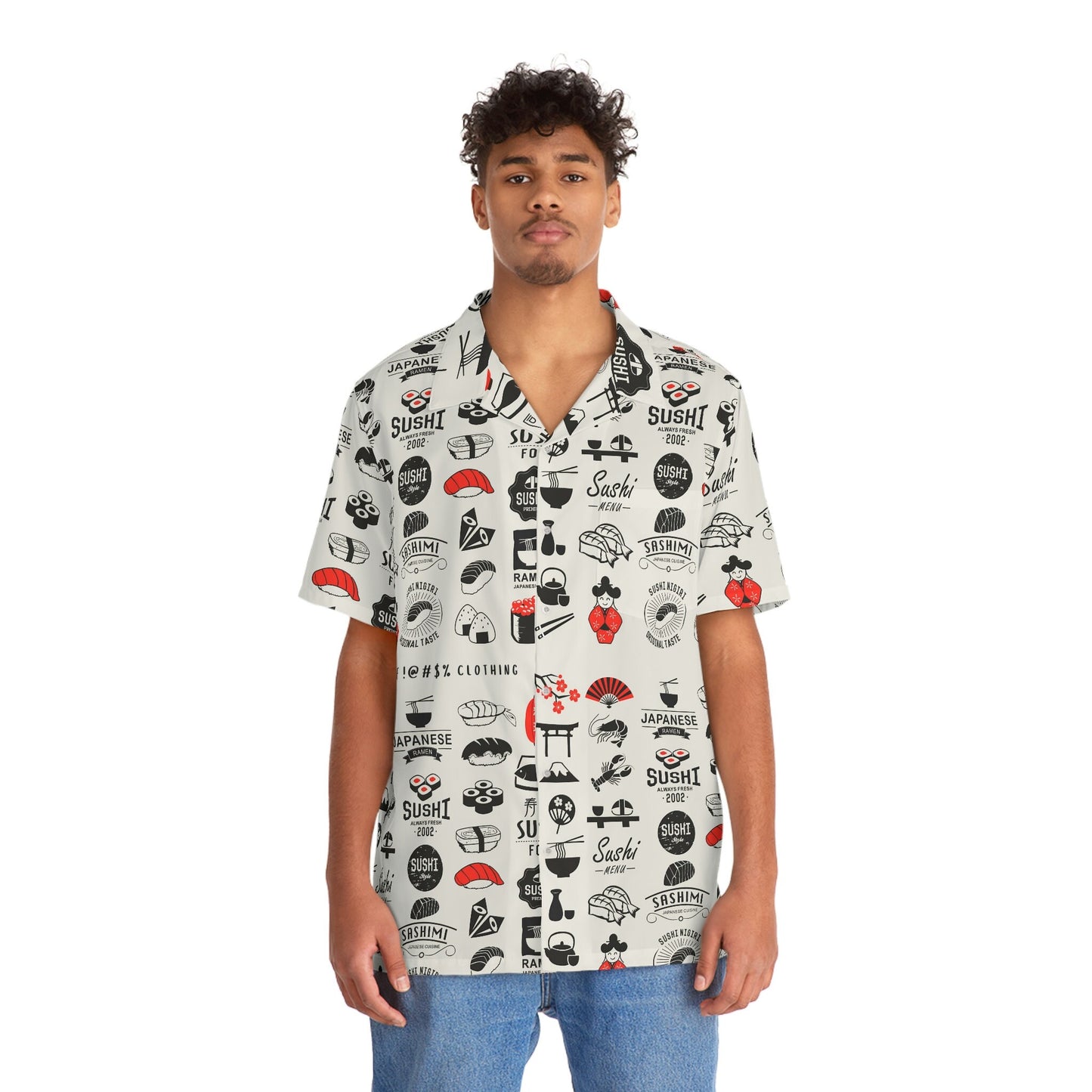 Sushi Maki Men's Hawaiian Shirt (AOP)