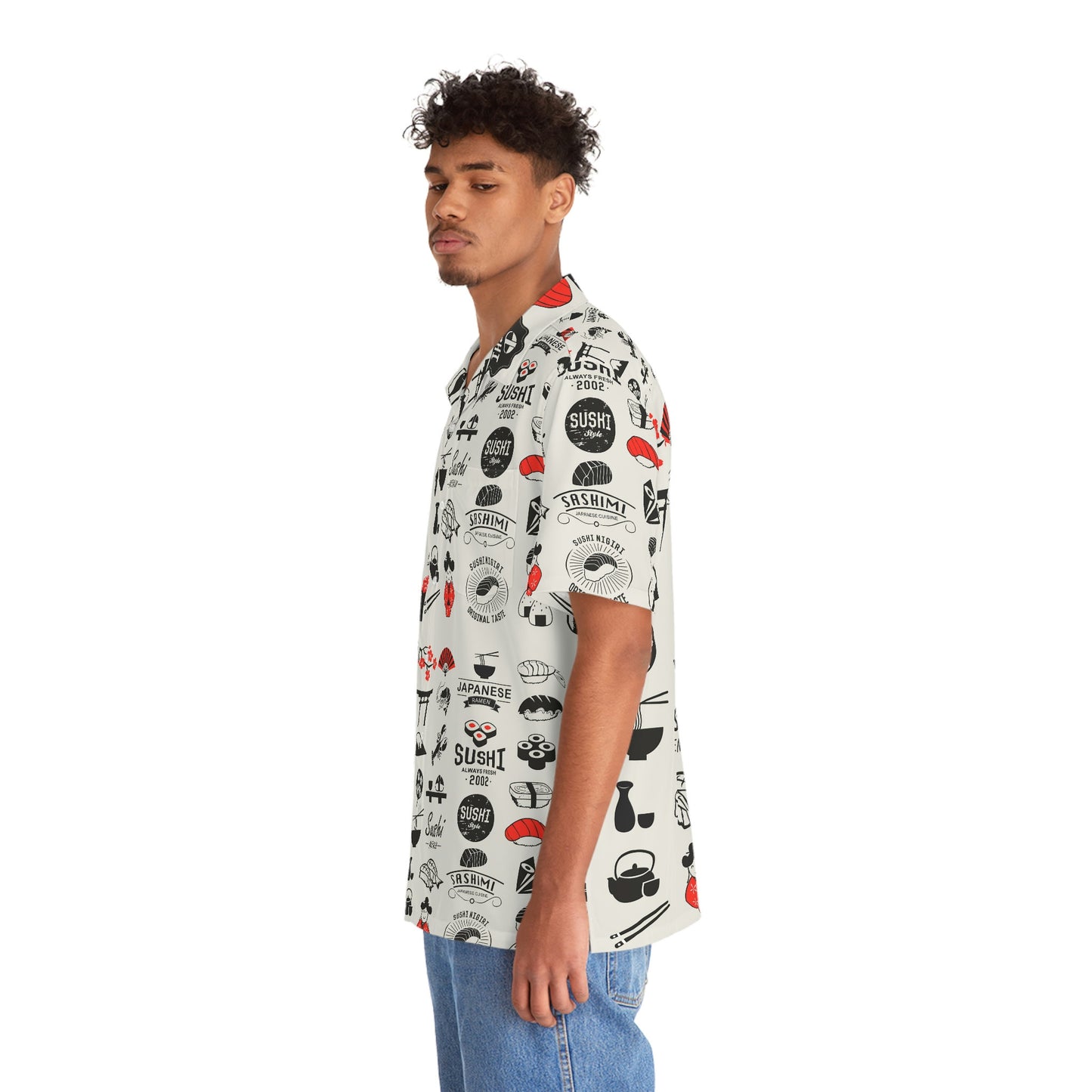 Sushi Maki Men's Hawaiian Shirt (AOP)
