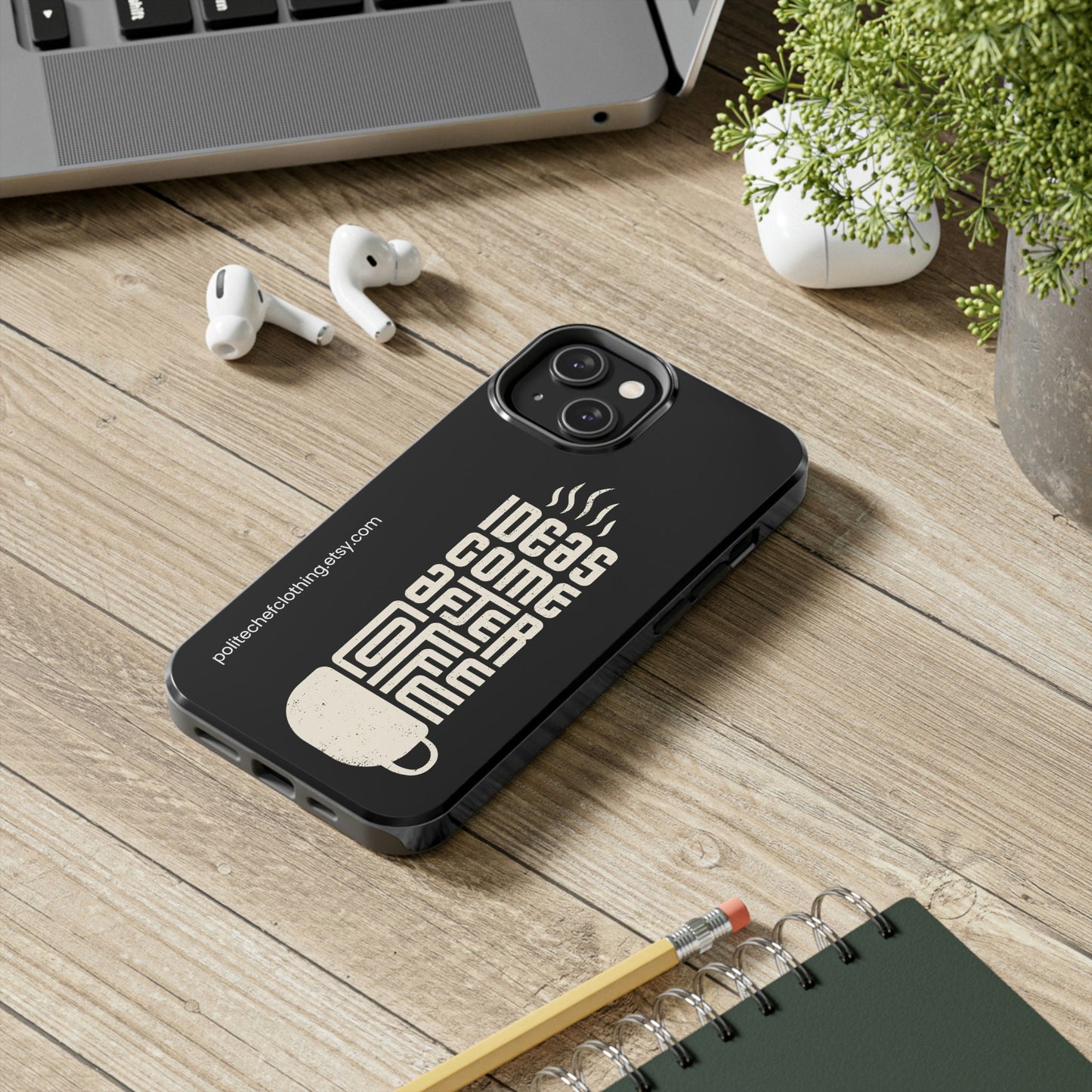 Ideas After Coffee iPhone Hard Case