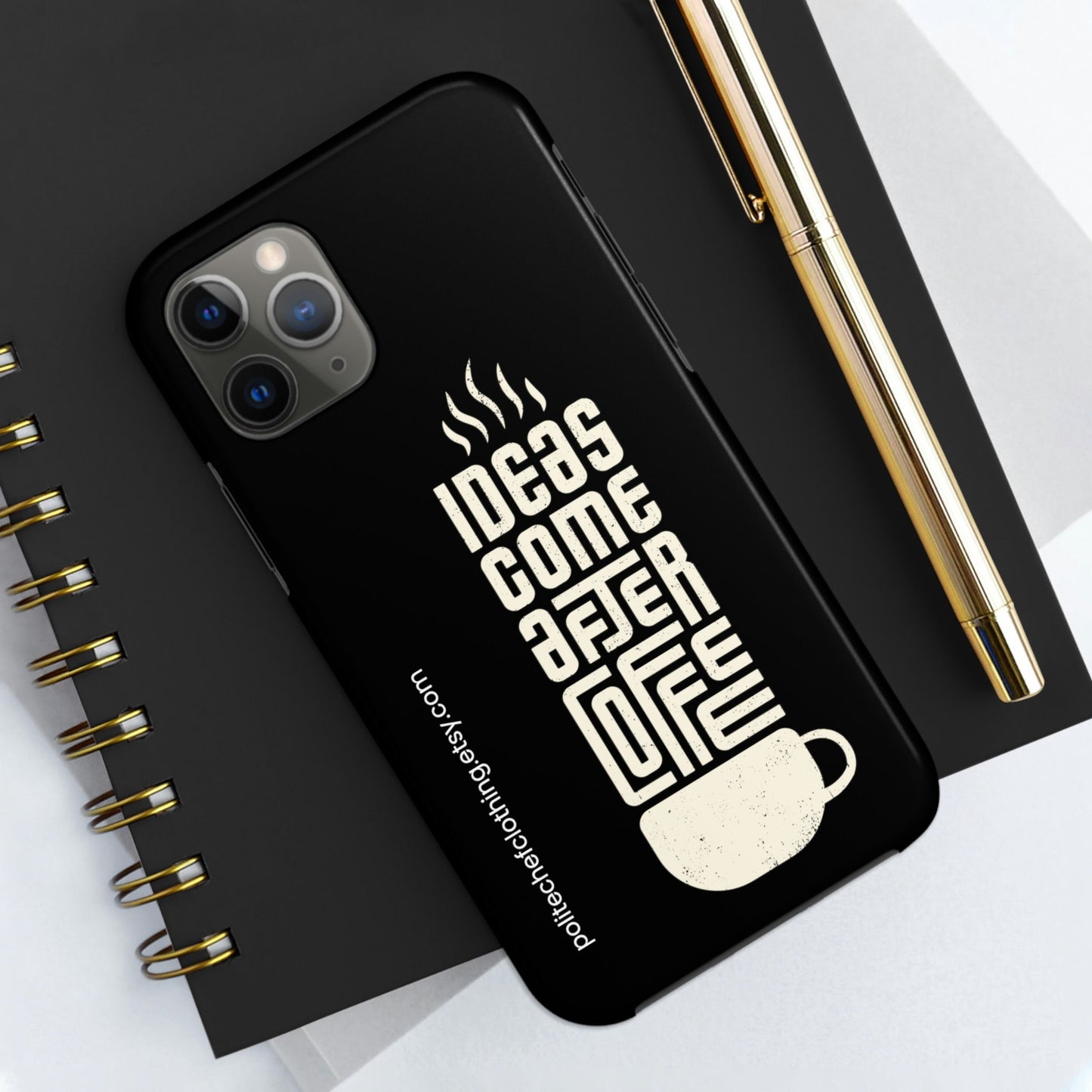 Ideas After Coffee iPhone Hard Case