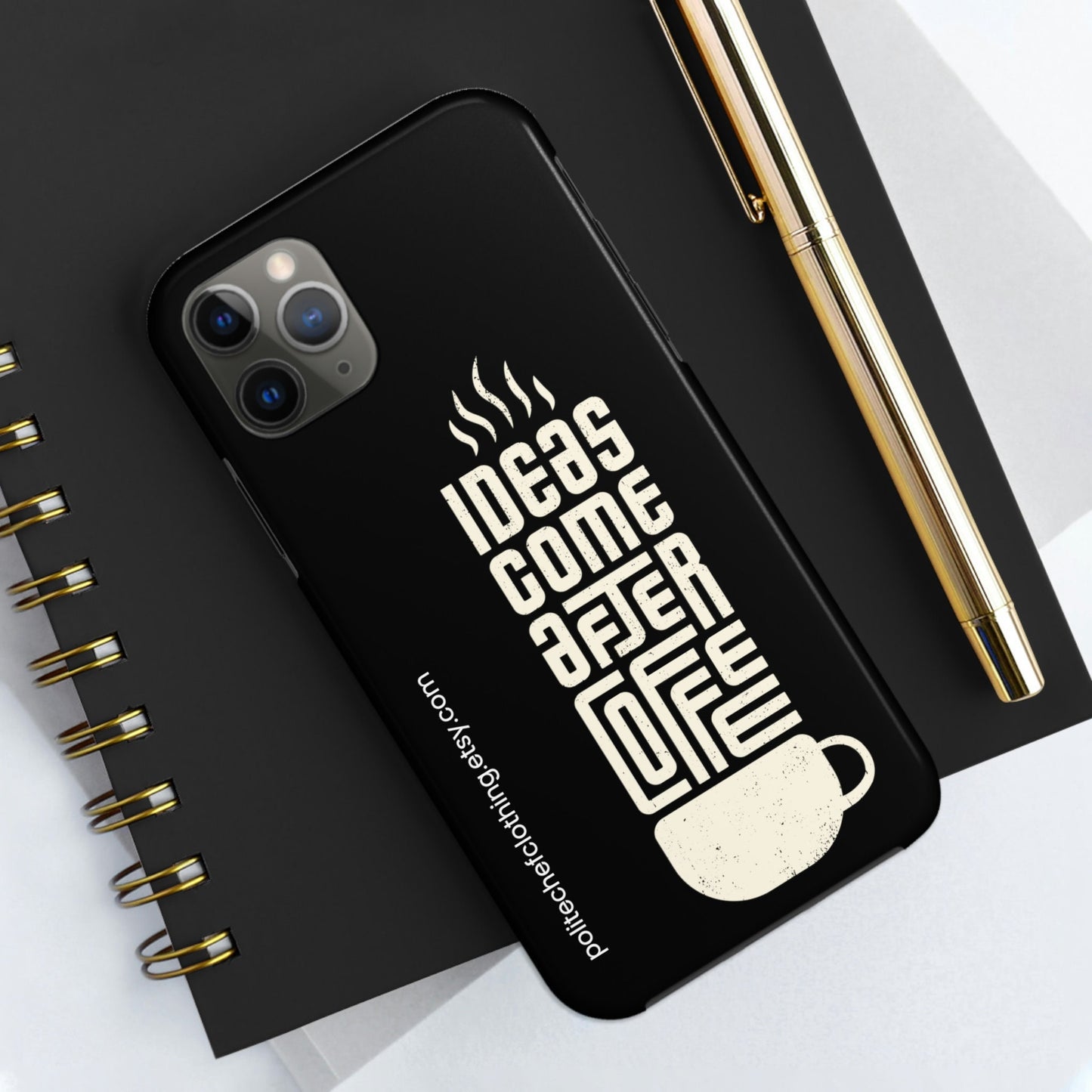 Ideas After Coffee iPhone Hard Case