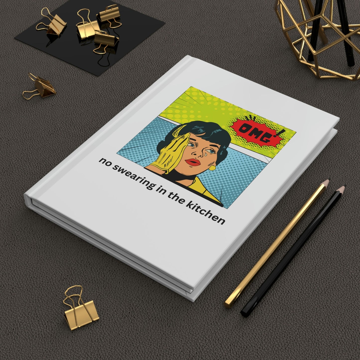OMG No Swearing Hardcover Journal Matte
