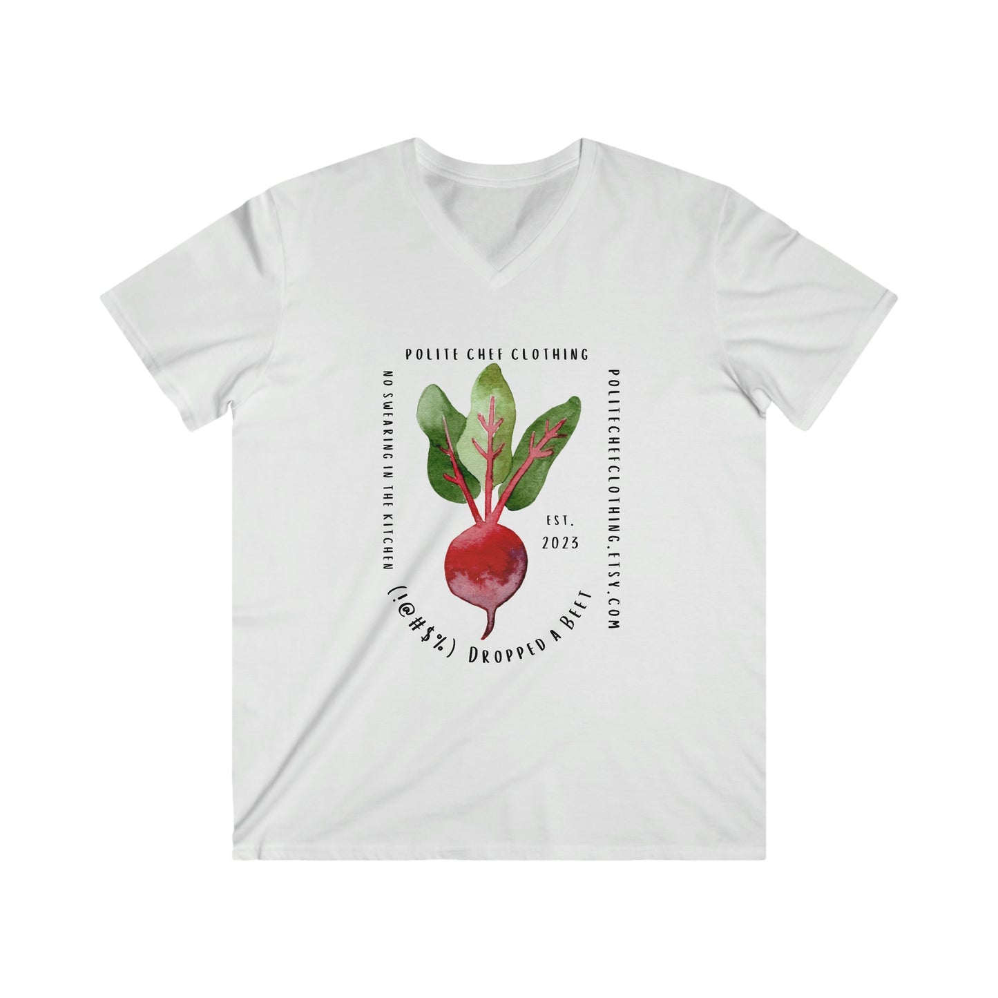 Dropped a Beet V-Neck Tee