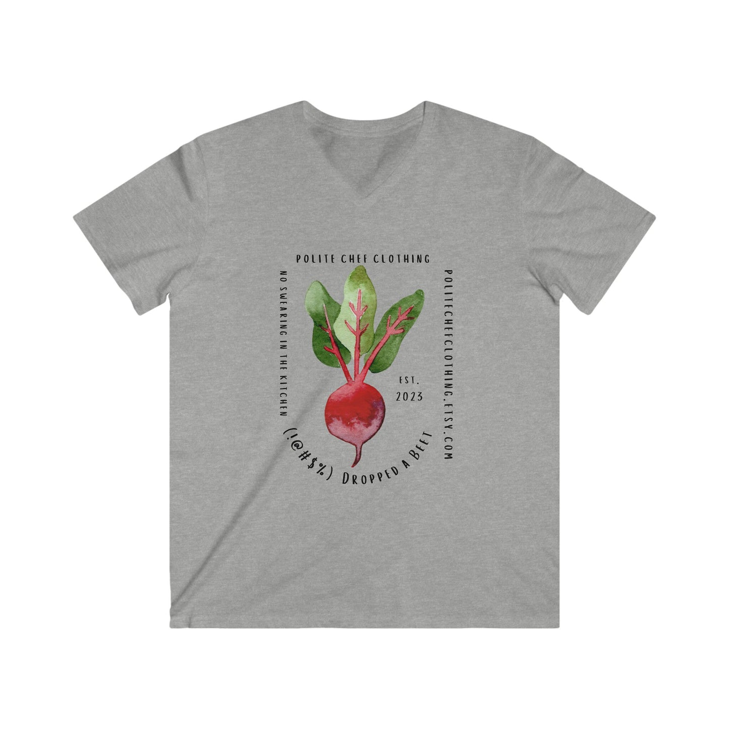 Dropped a Beet V-Neck Tee