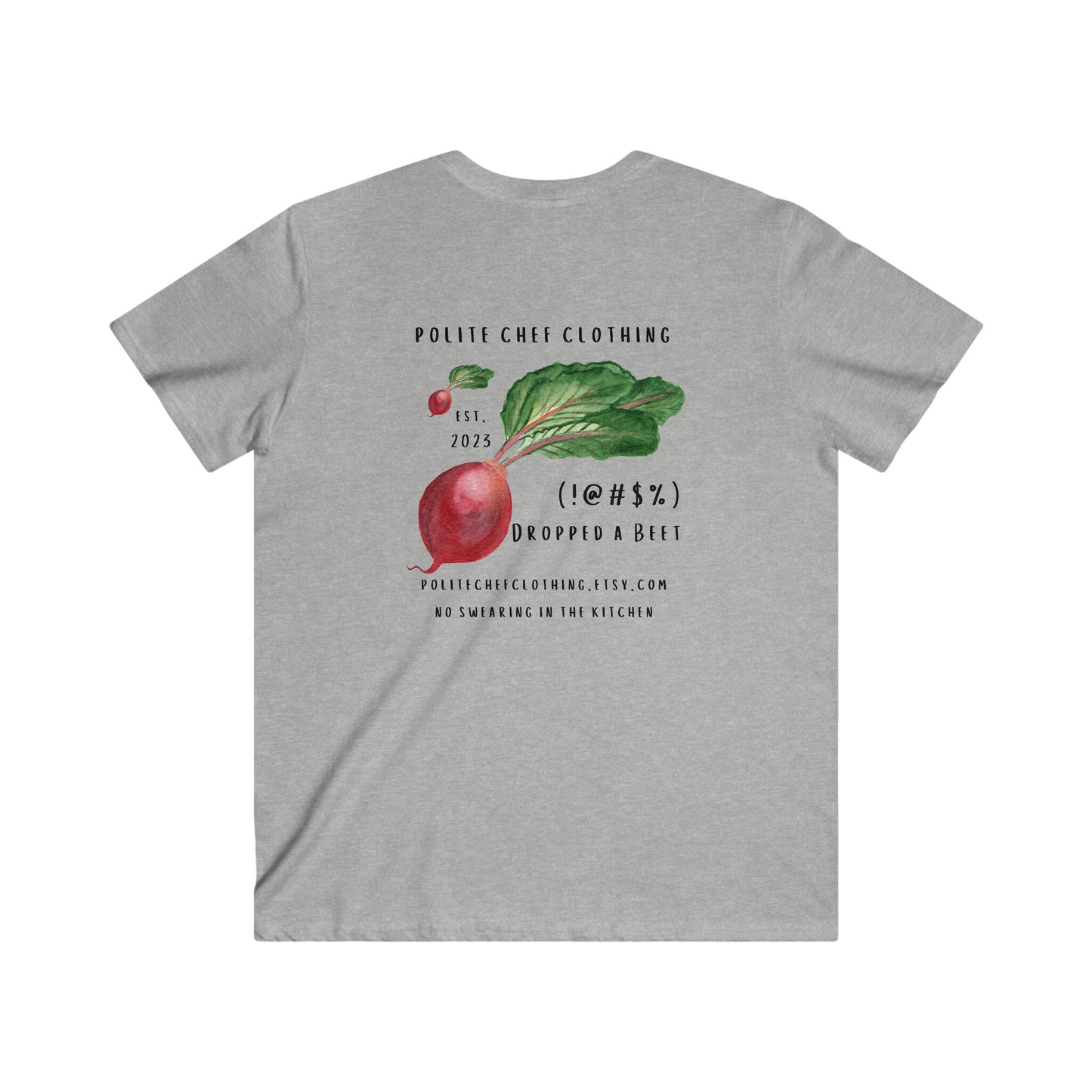 Dropped a Beet V-Neck Tee