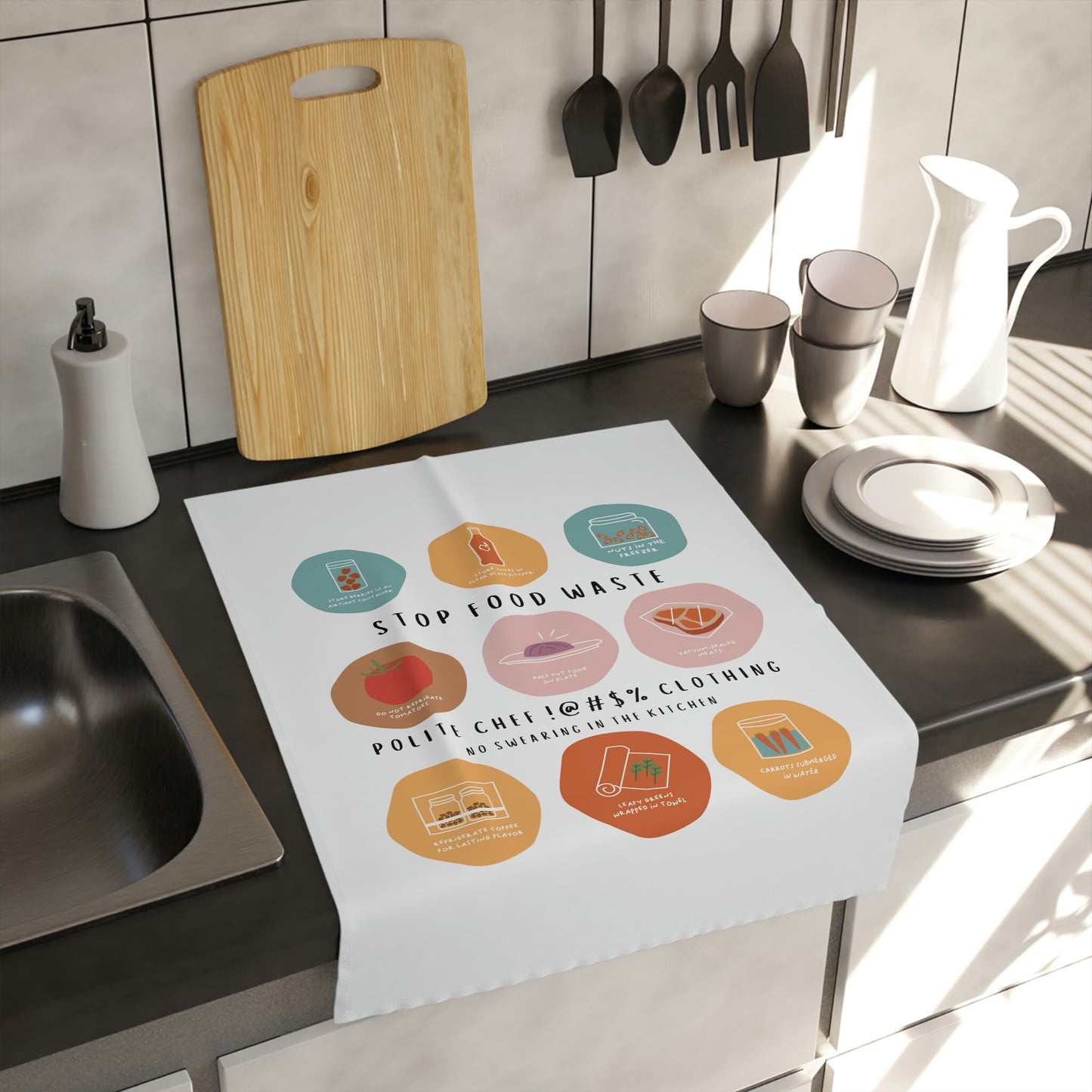 Stop Food Waste Tea & Kitchen Towel
