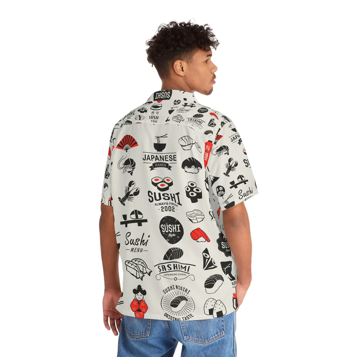 Sushi Maki Men's Hawaiian Shirt (AOP)