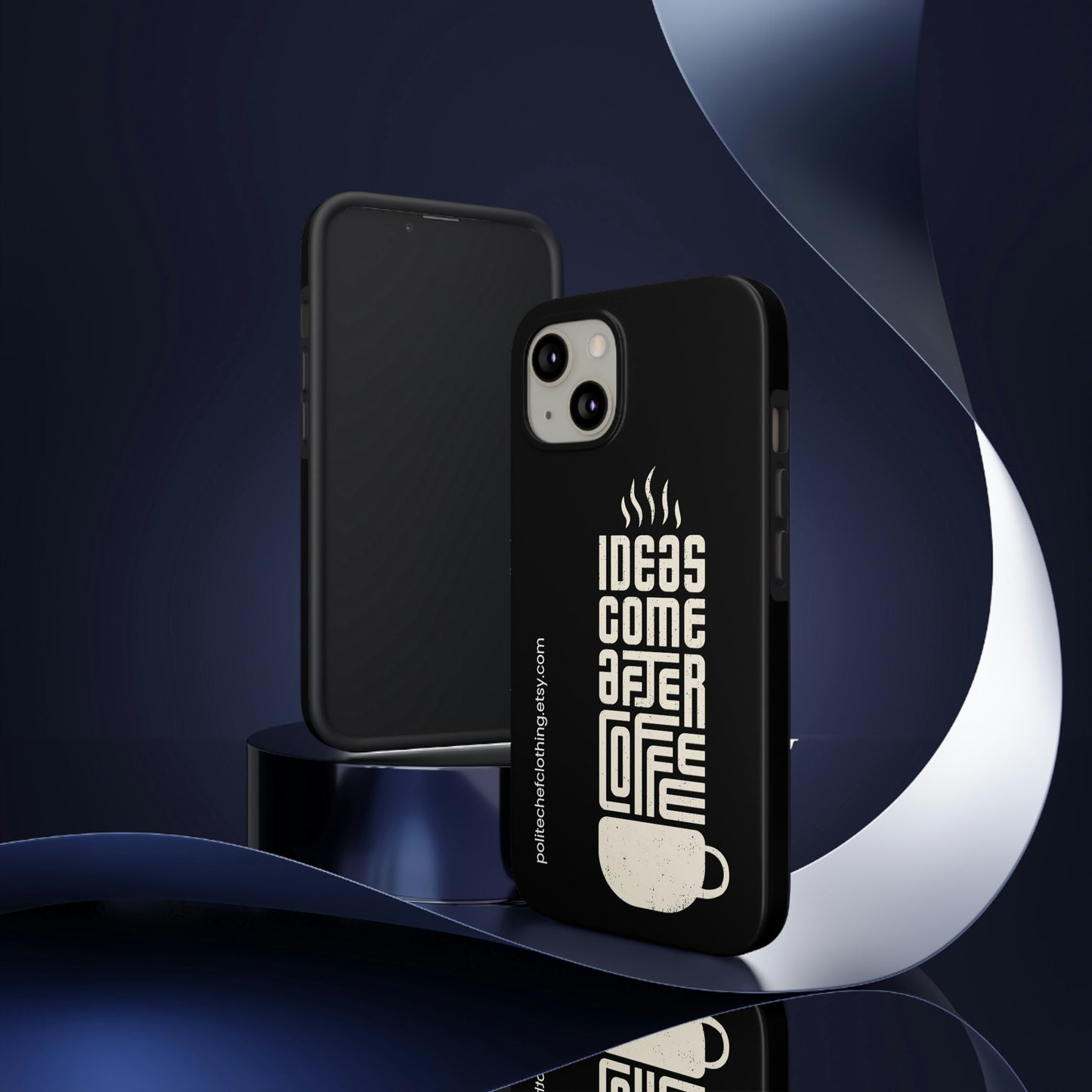 Ideas After Coffee iPhone Hard Case